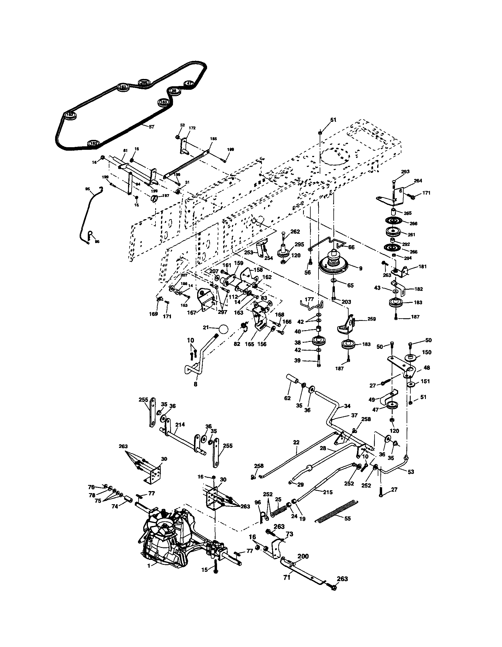 Craftsman 917254601 drive diagram
