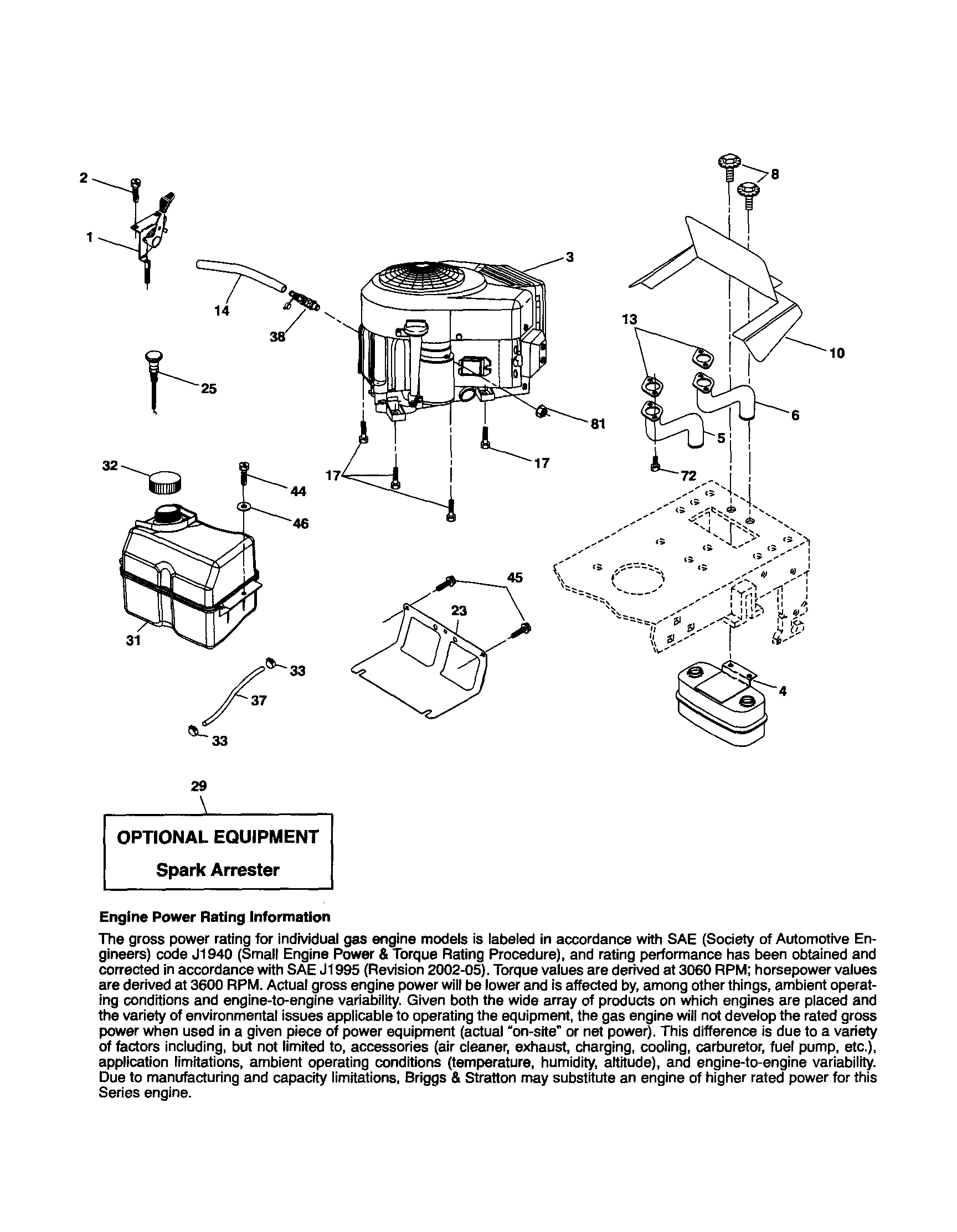 Craftsman 917254601 engine diagram