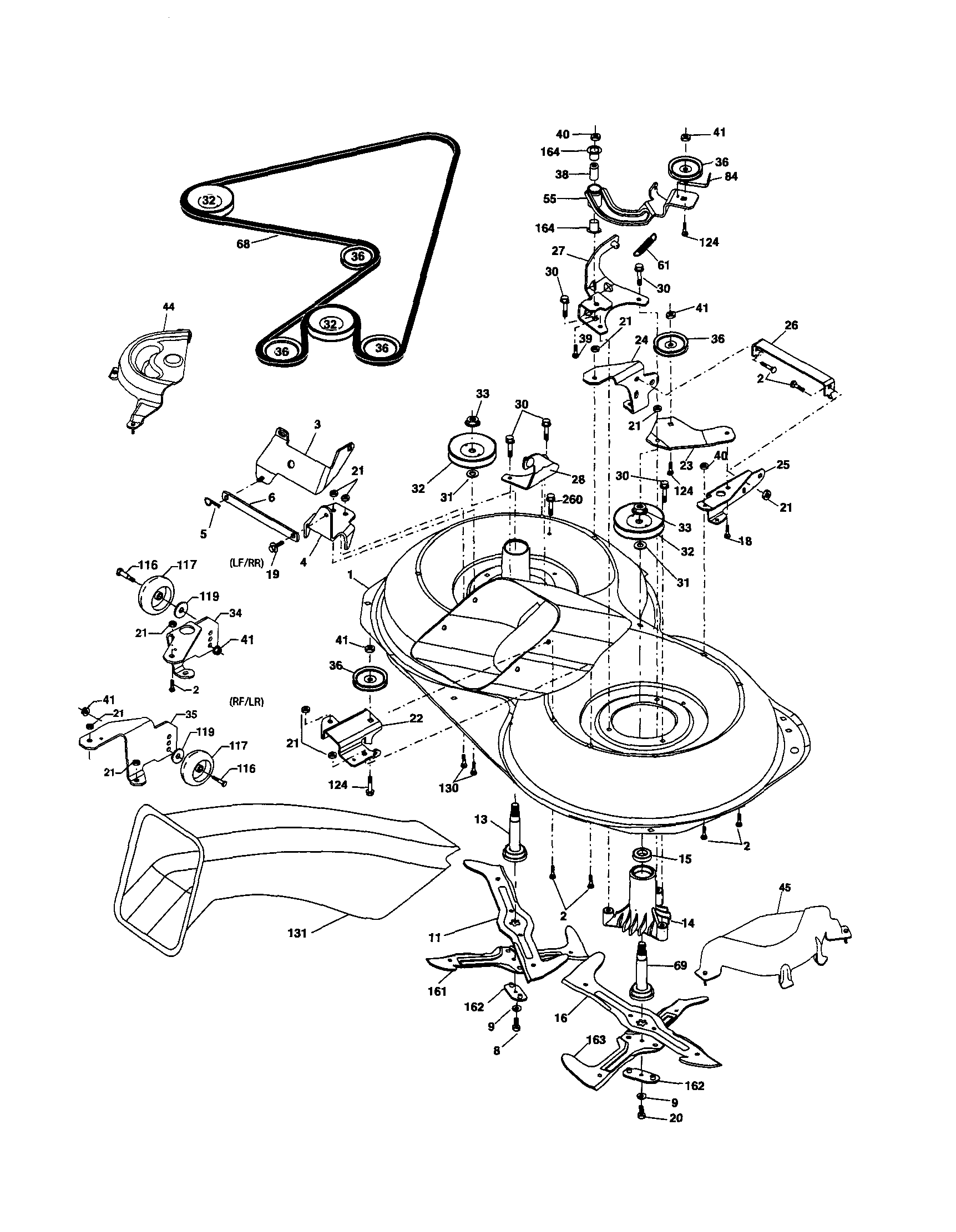 Craftsman 917254601 mower diagram
