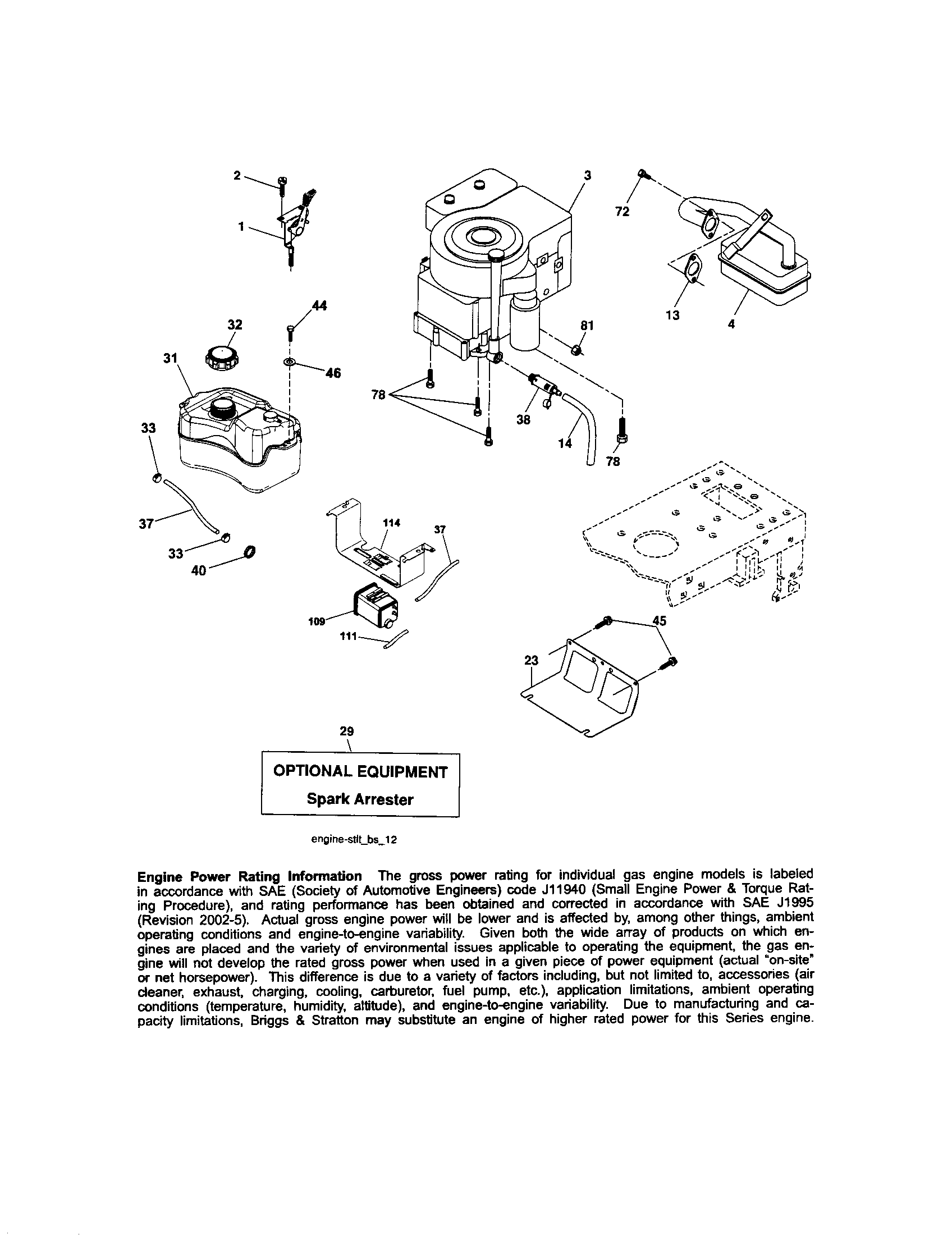 Craftsman 917289130 engine diagram