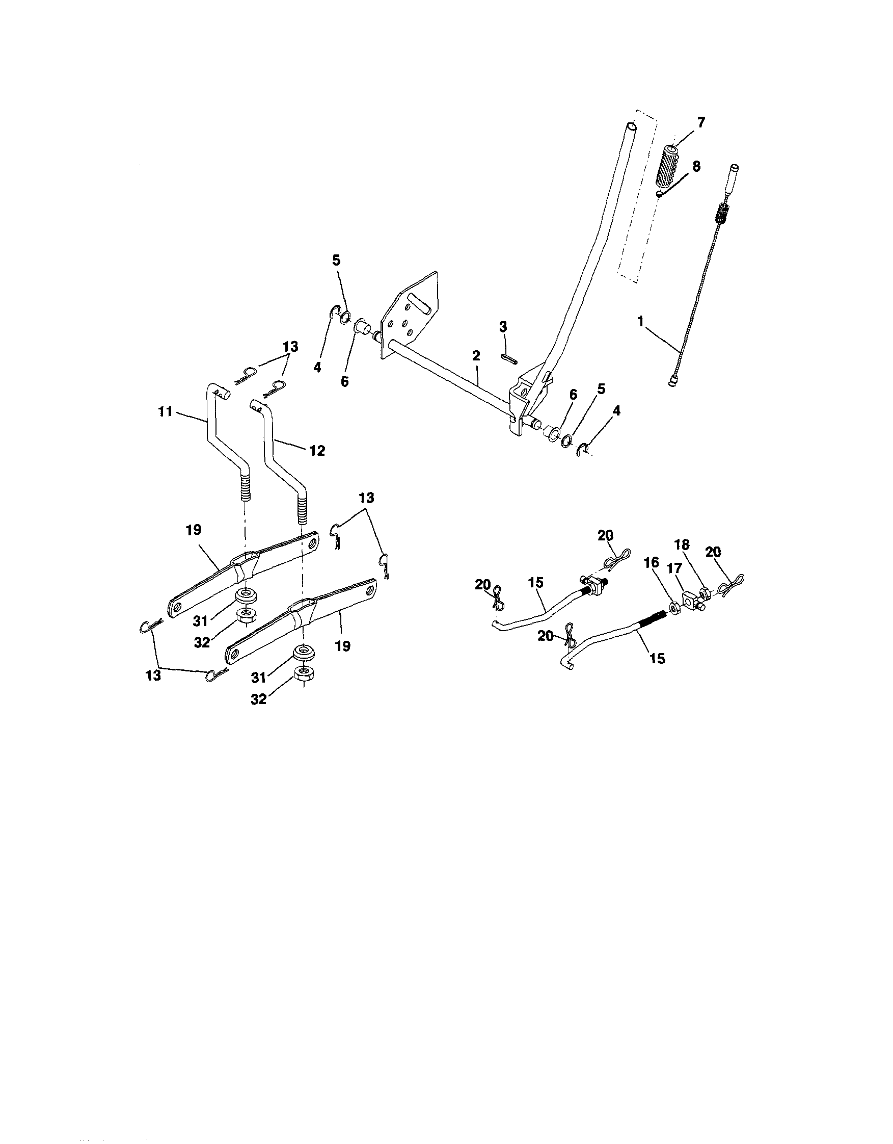 Craftsman 917289130 lift diagram