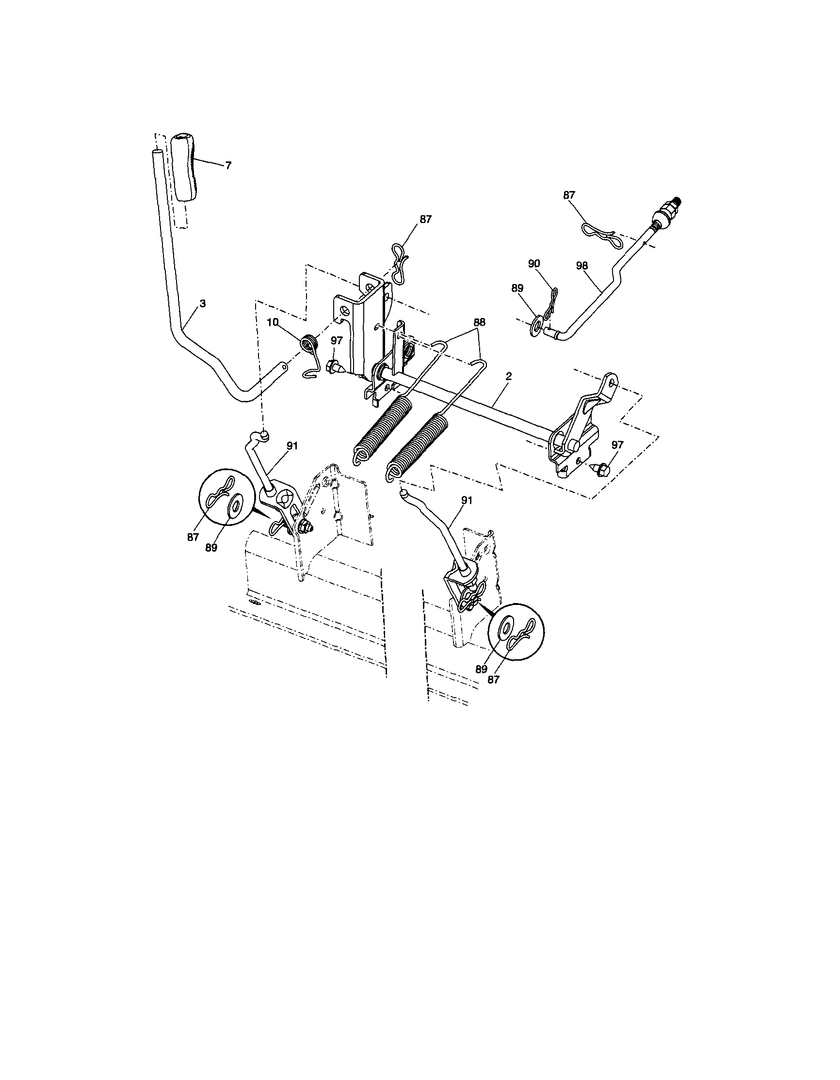 Craftsman 917289912 lift diagram