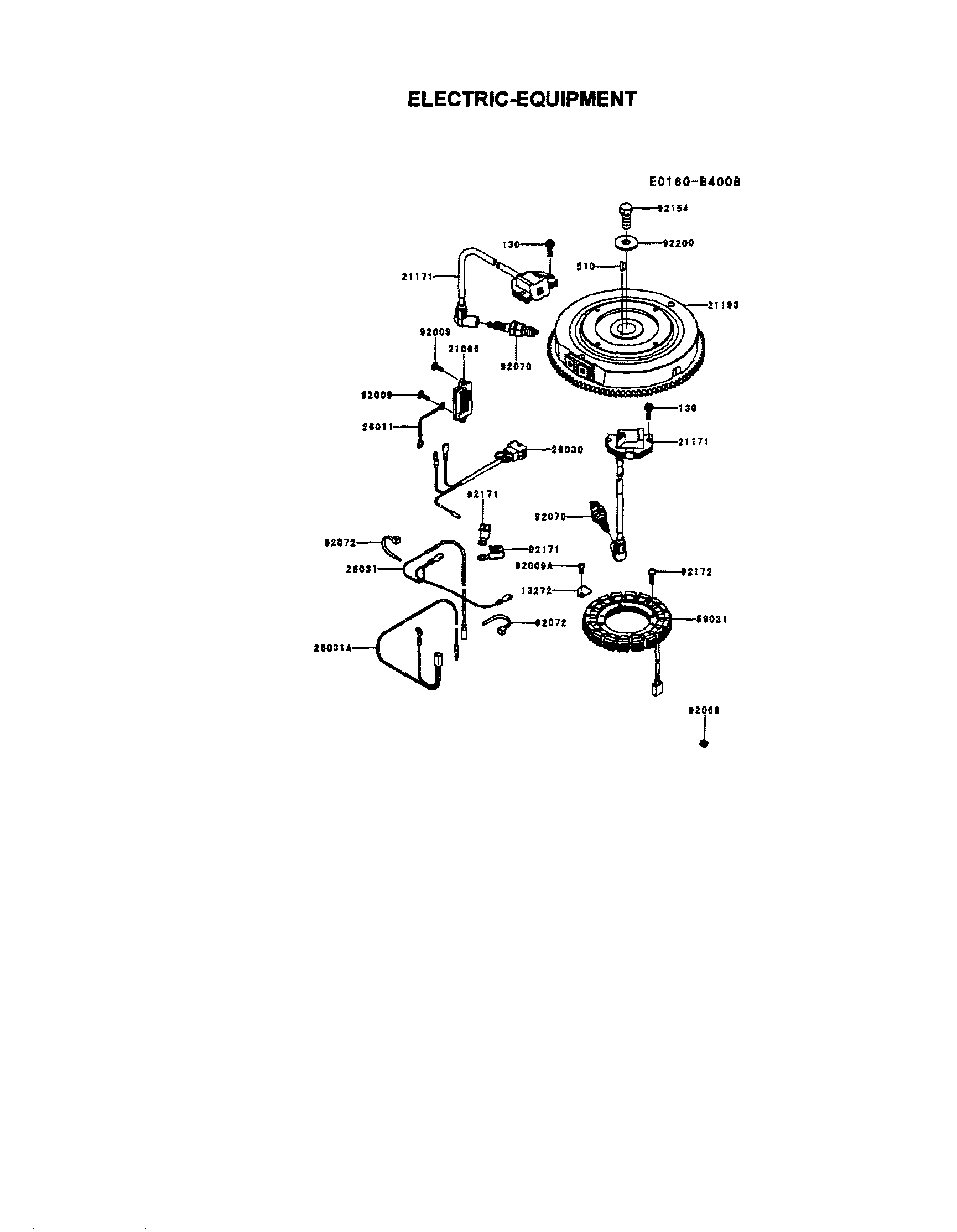 Husqvarna LGT24K54/240470 electric-equipment diagram