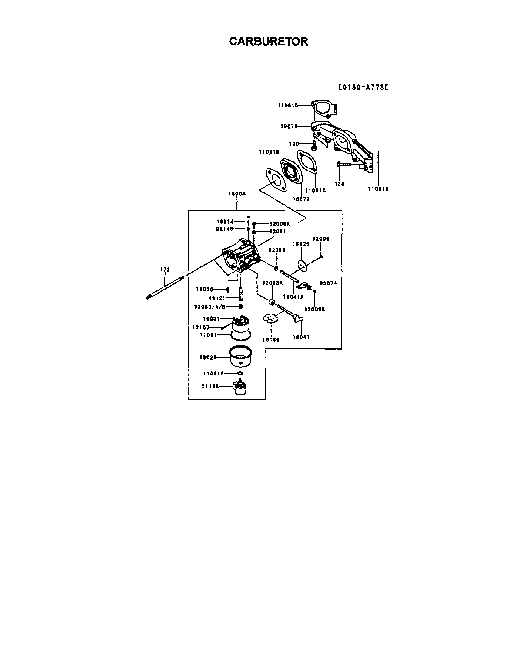 Husqvarna LGT24K54/240470 carburetor diagram