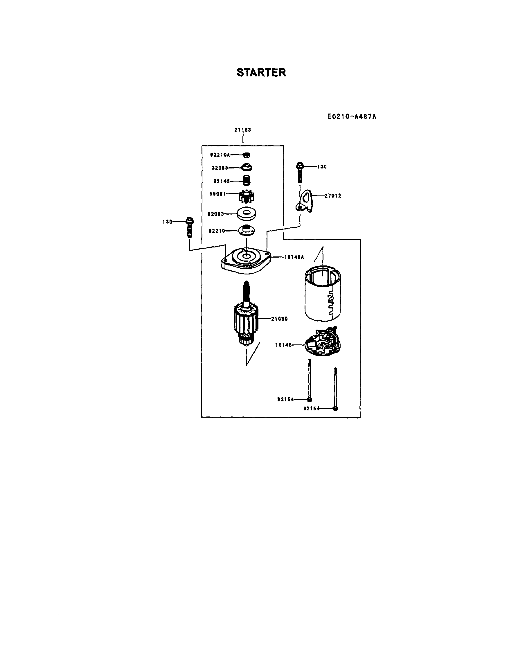 Husqvarna LGT24K54/240470 starter diagram