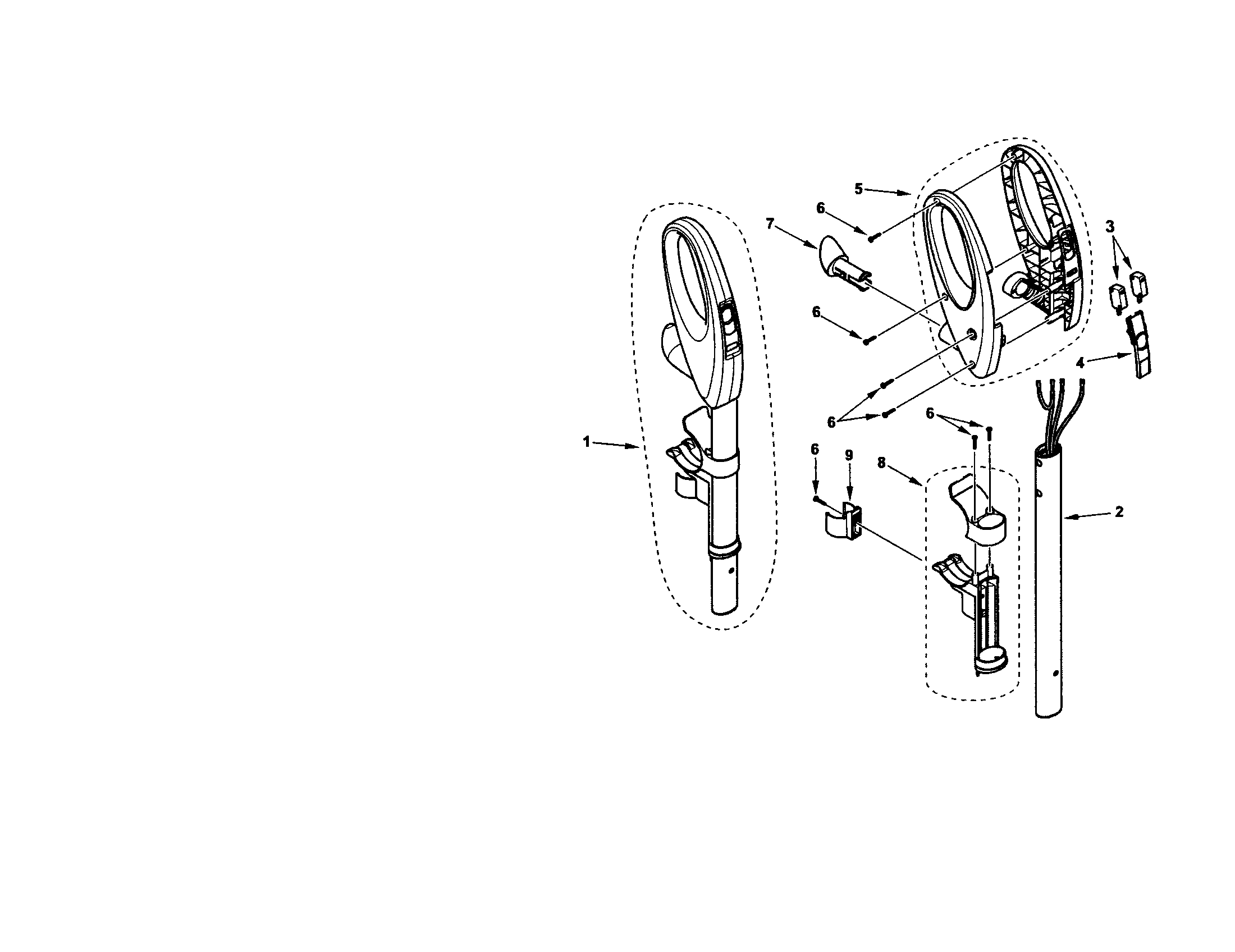 Kenmore 11631100900 handle diagram
