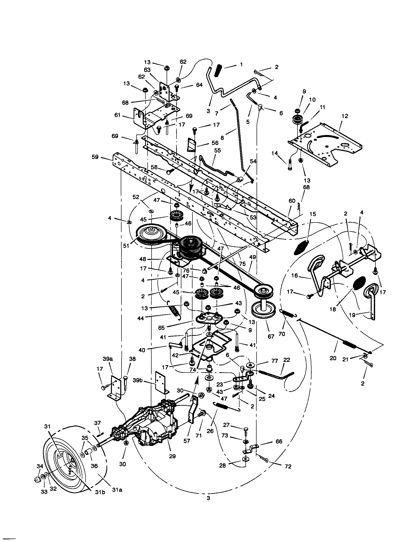 Murray 425303X92A motion drive diagram