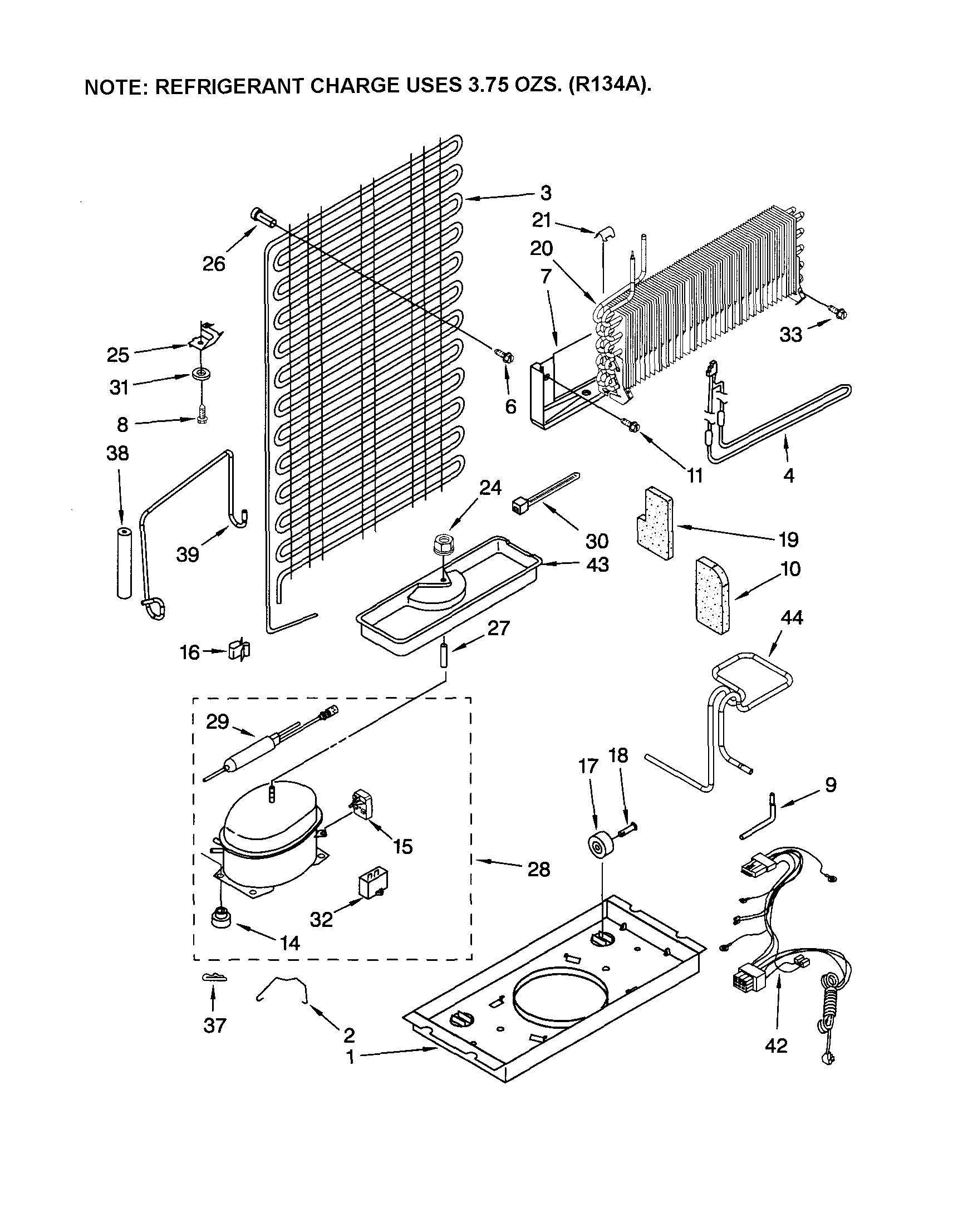 Ikea IR8GSMXRW01 unit diagram