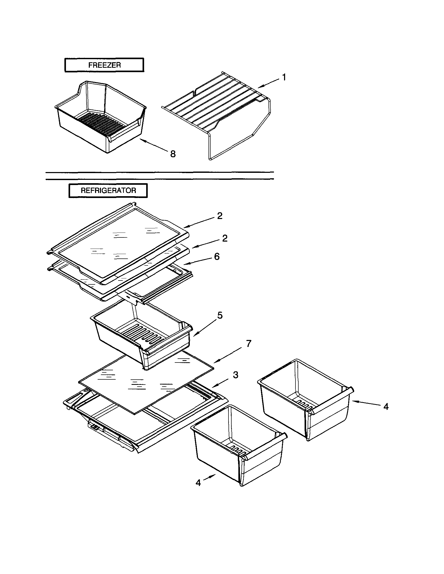 Ikea IR8GSMXRW01 shelf diagram