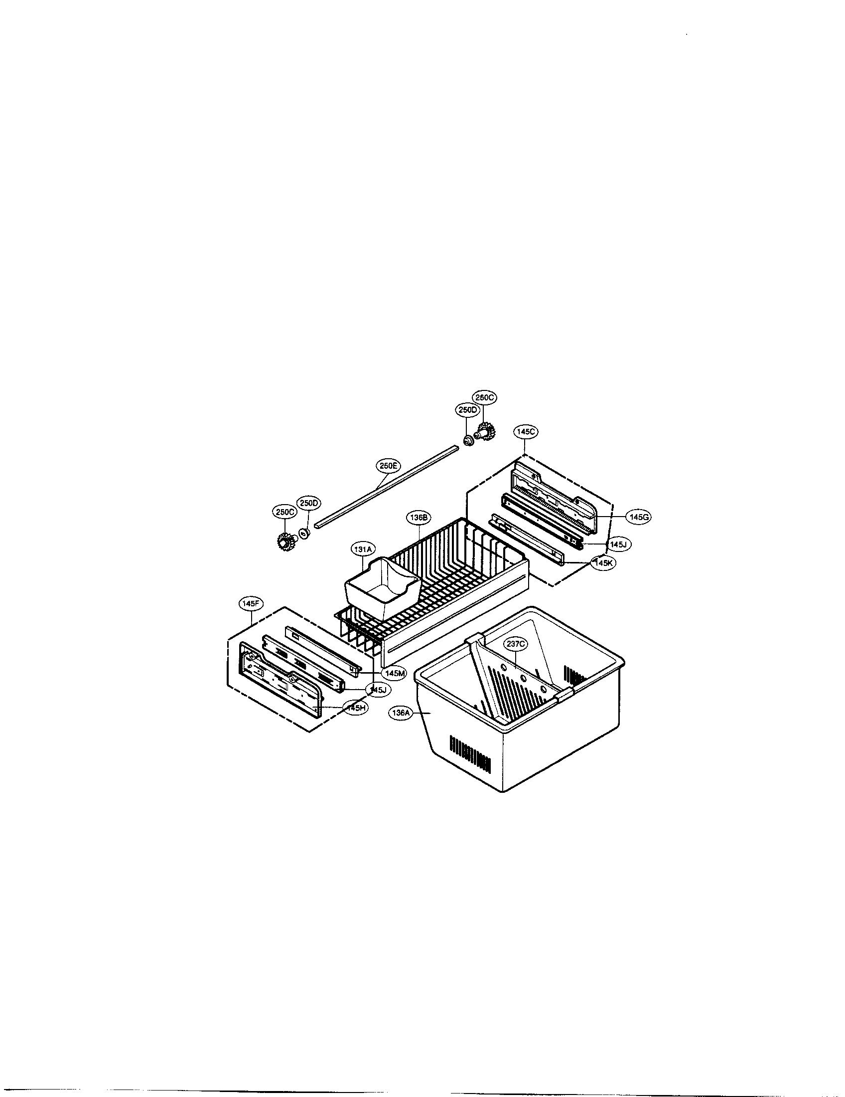 LG LFD25860ST/00 freezer parts diagram