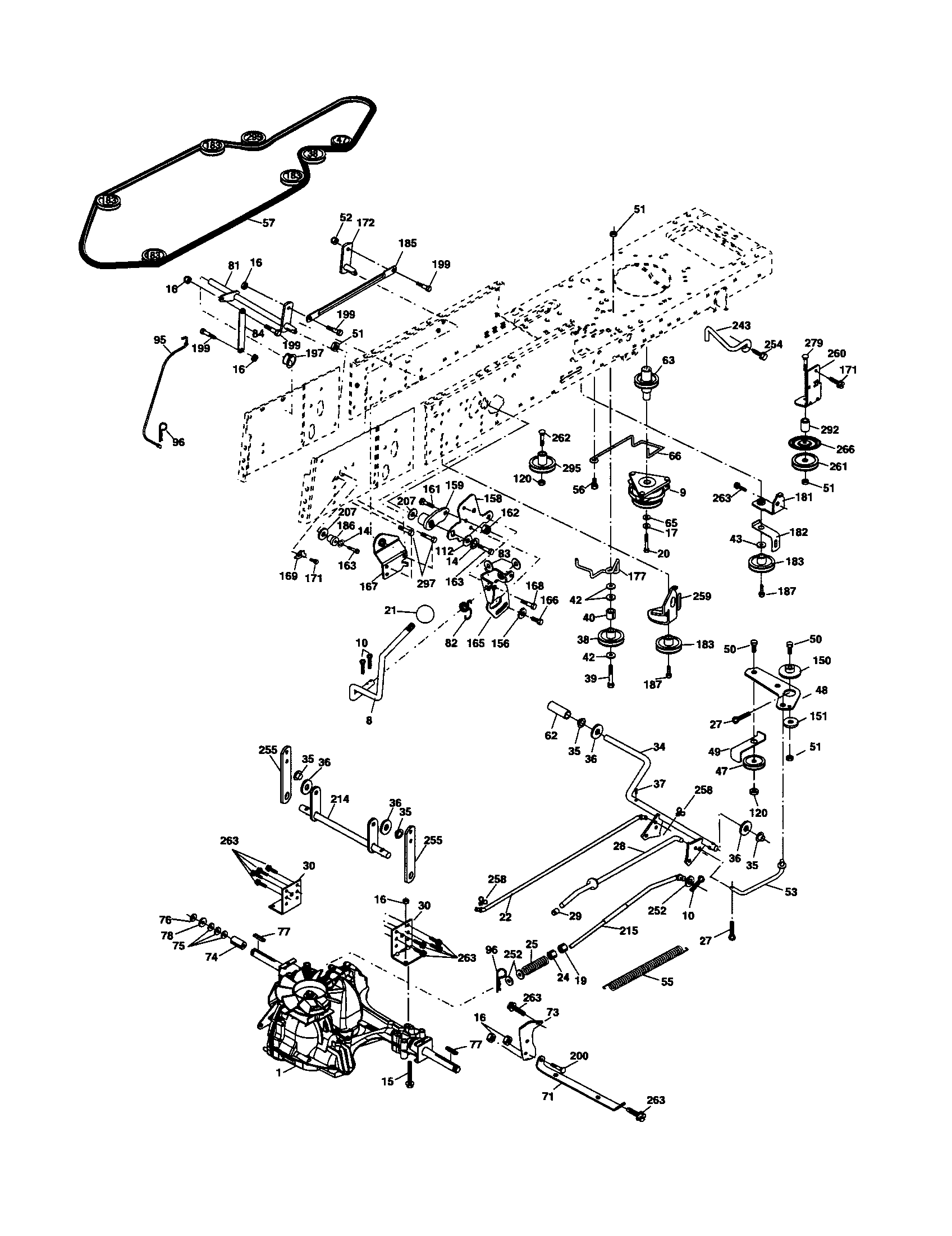 Craftsman 917254091 drive diagram