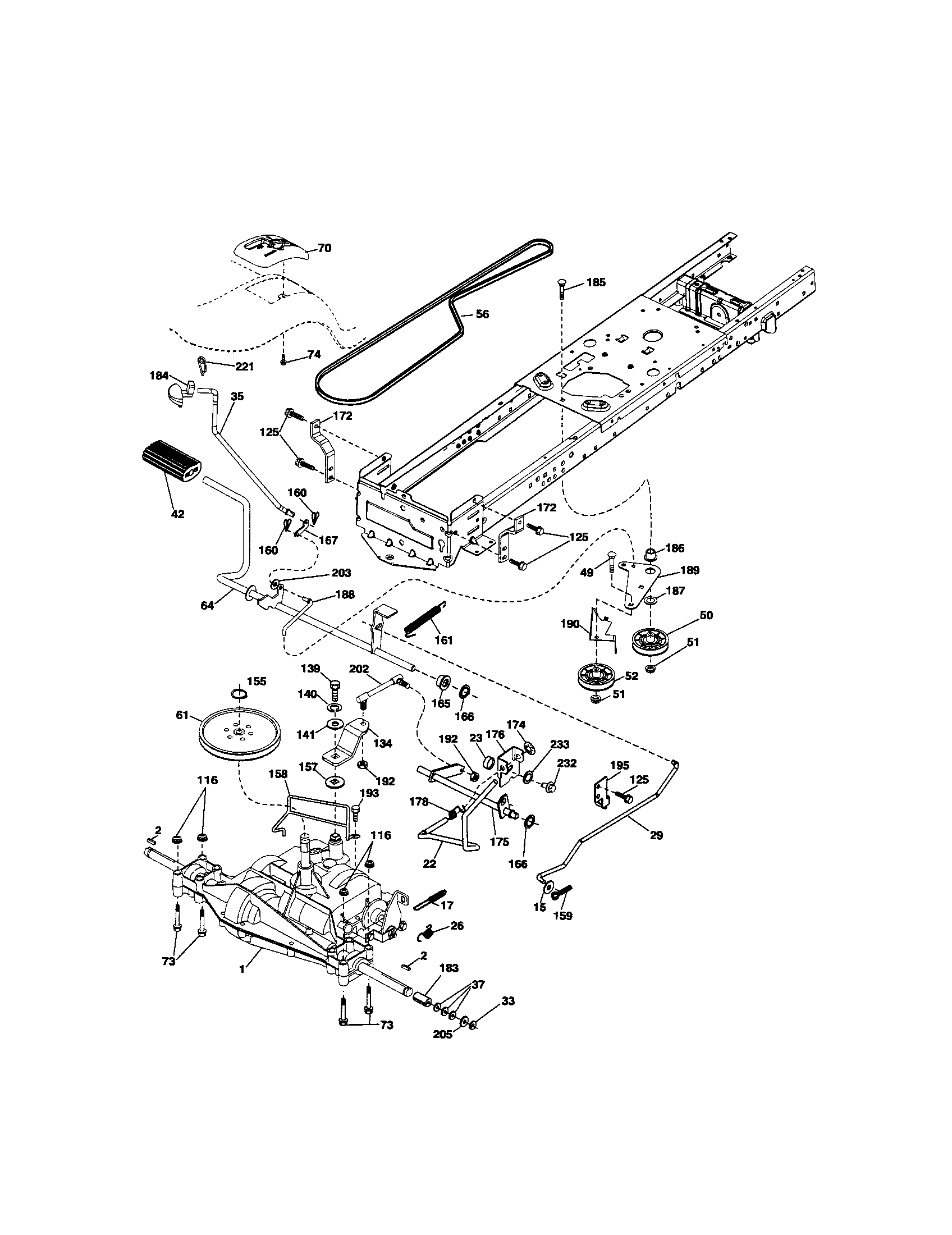 Craftsman 917289213 ground drive diagram