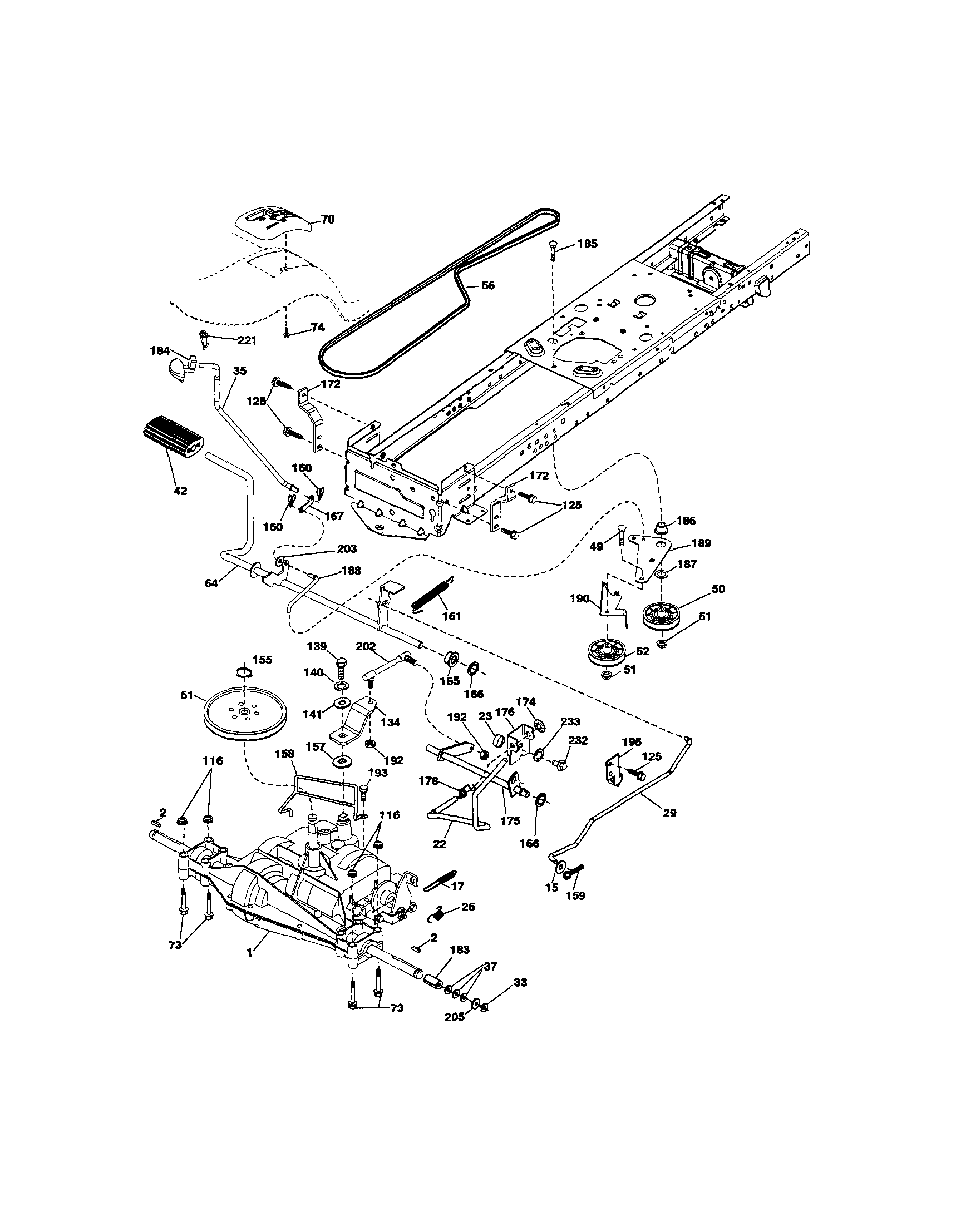 Craftsman 917289253 ground drive diagram