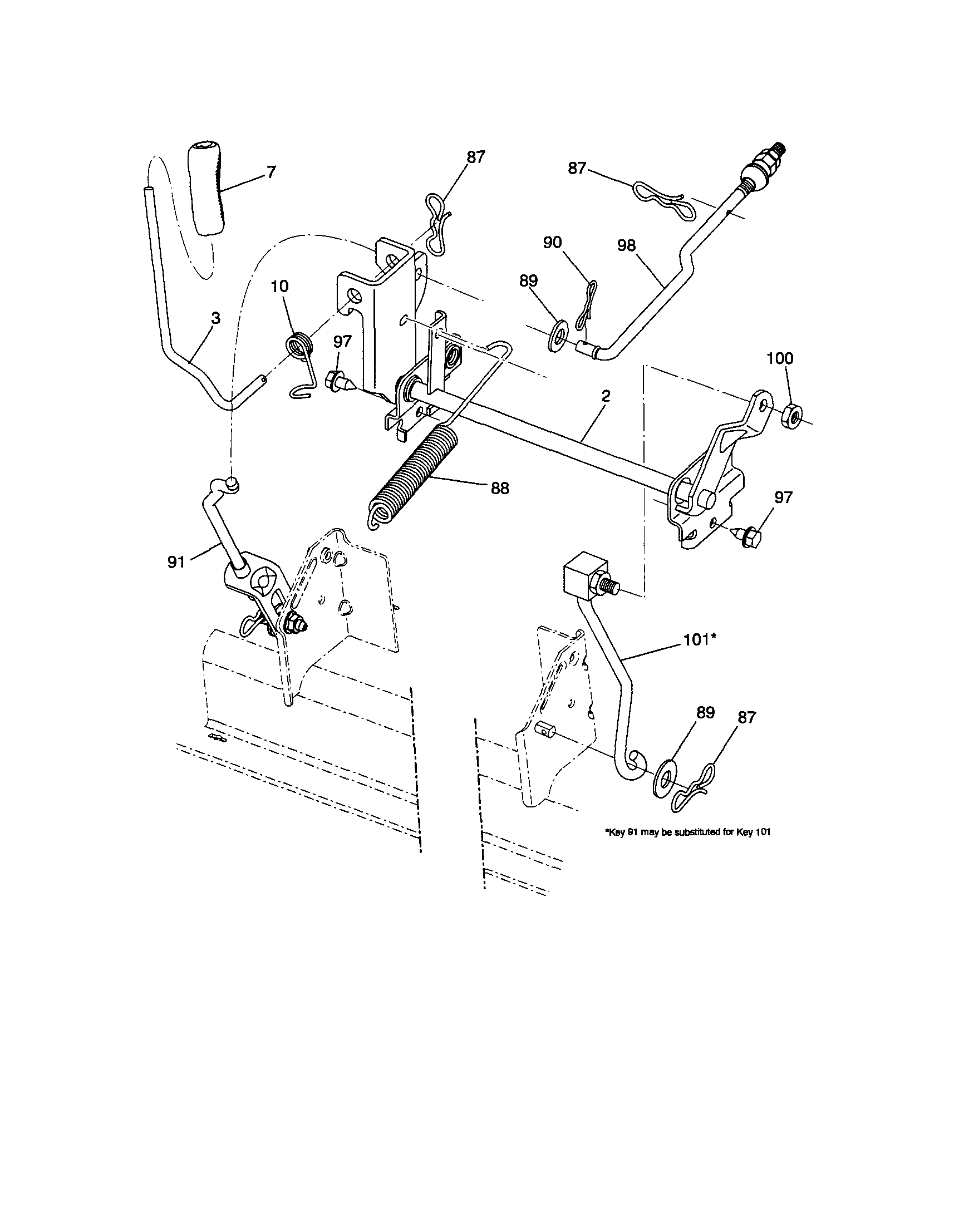 Craftsman 917289272 lift diagram