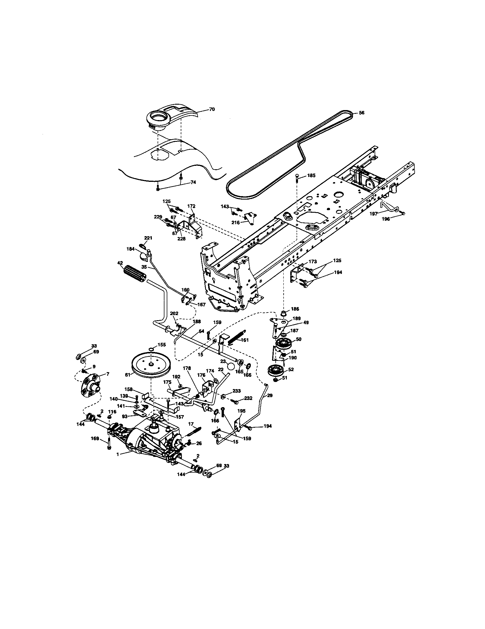 Craftsman 917289452 ground drive diagram