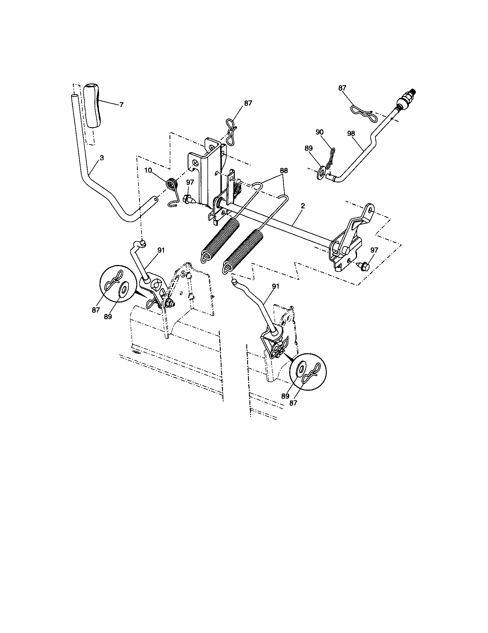 Craftsman 917289452 lift diagram