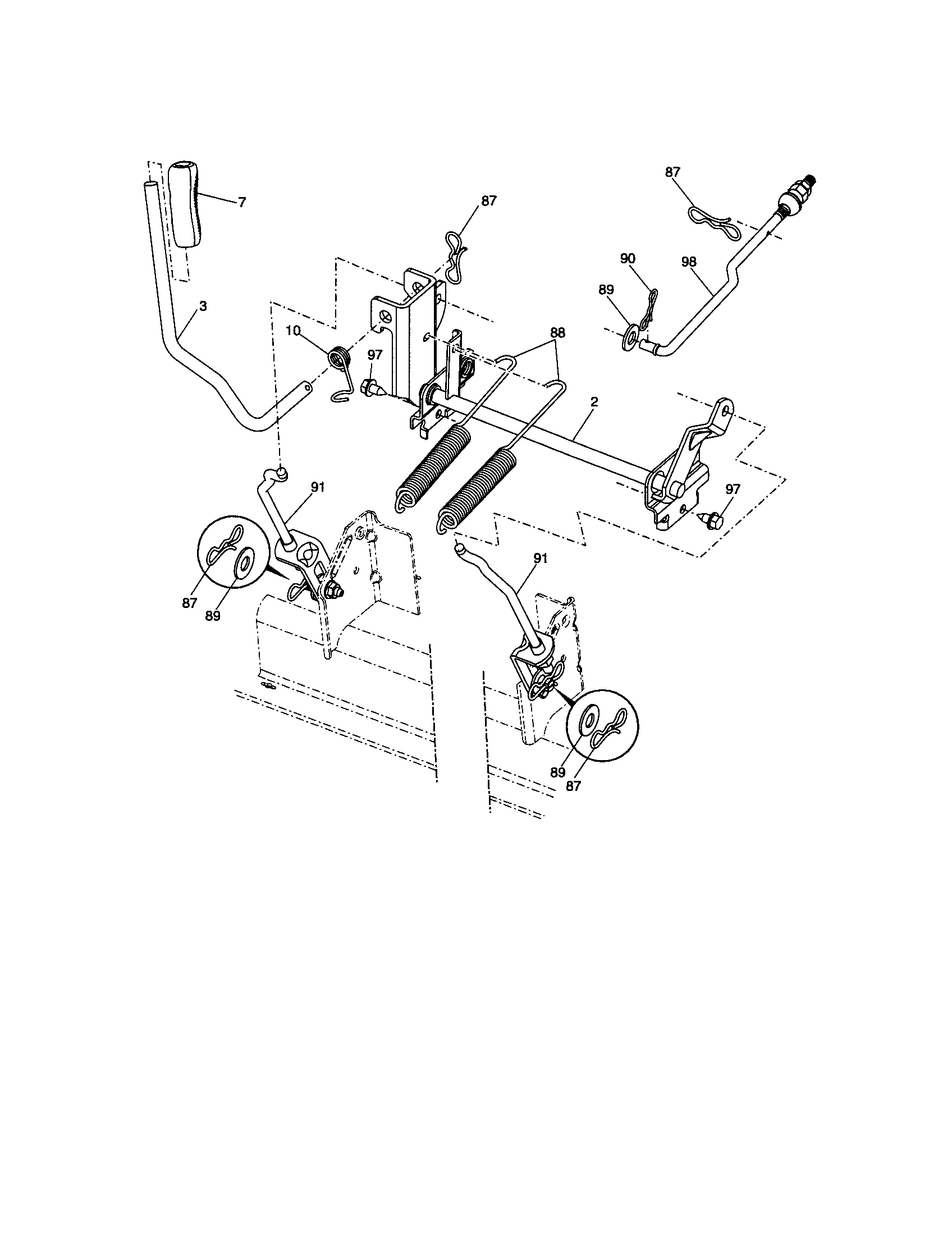 Craftsman 917289472 lift diagram