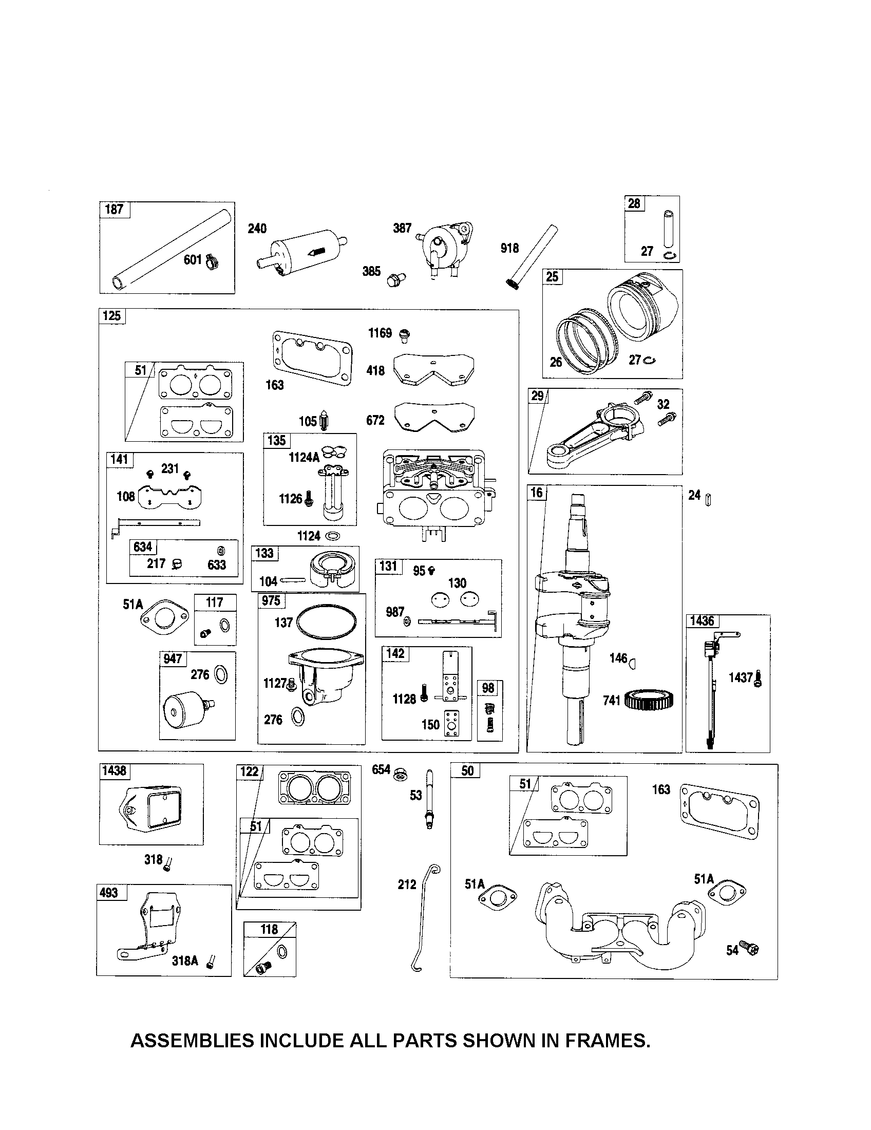 Craftsman PGT9000 carburetor/crankshaft diagram