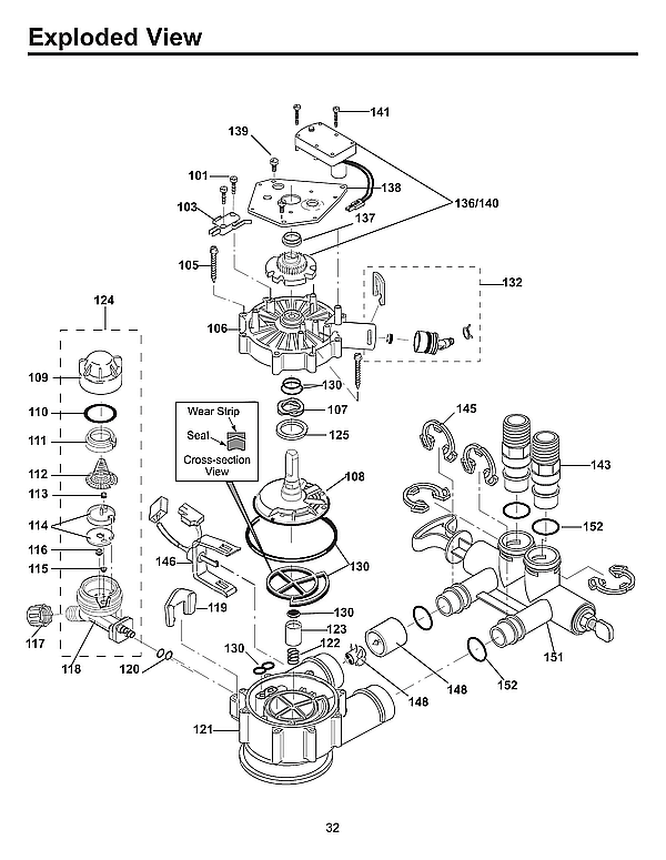 GE GXSH40V00 nozzle/venturi body diagram