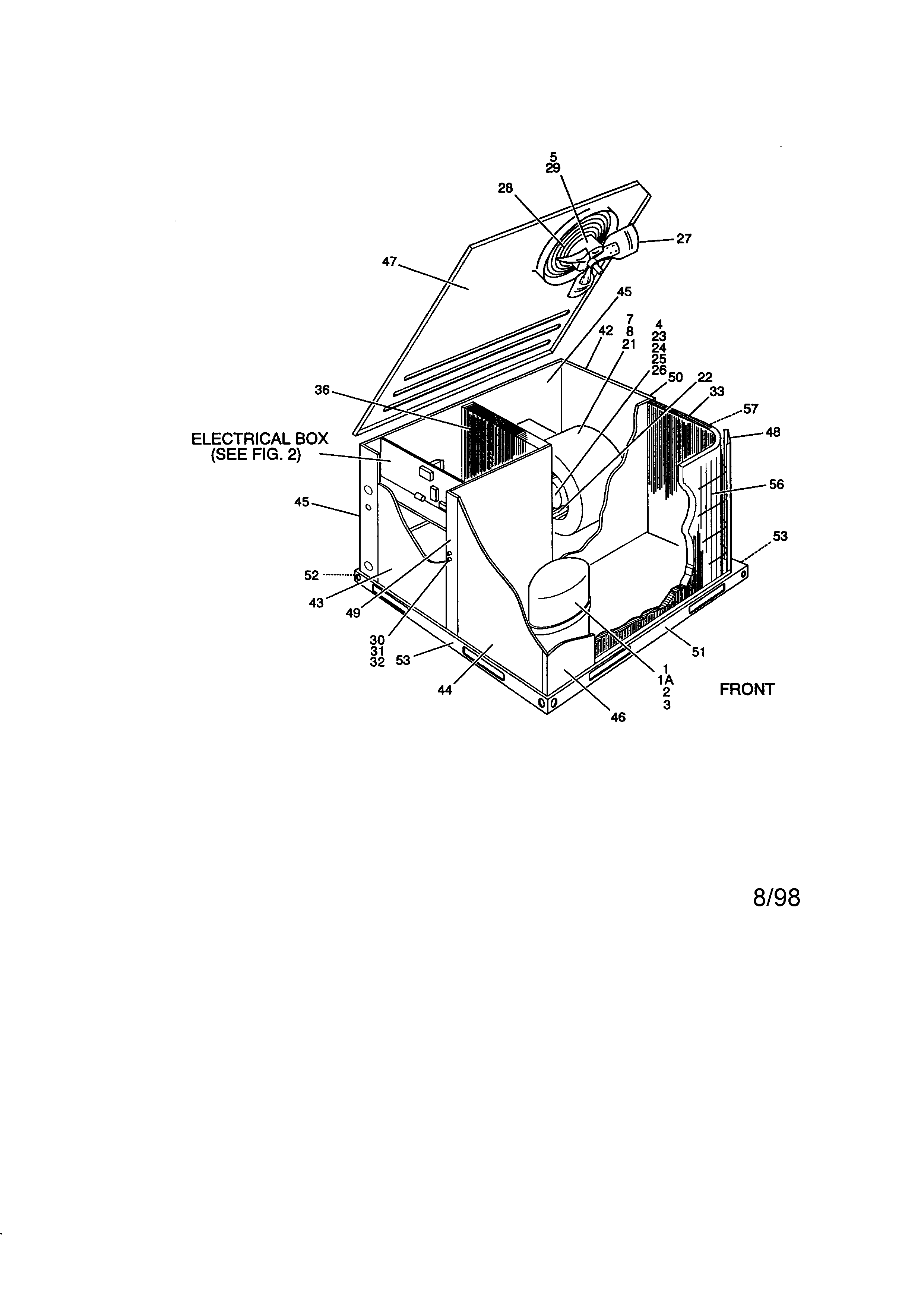York D1EB042A06 fig. 1 single package products diagram