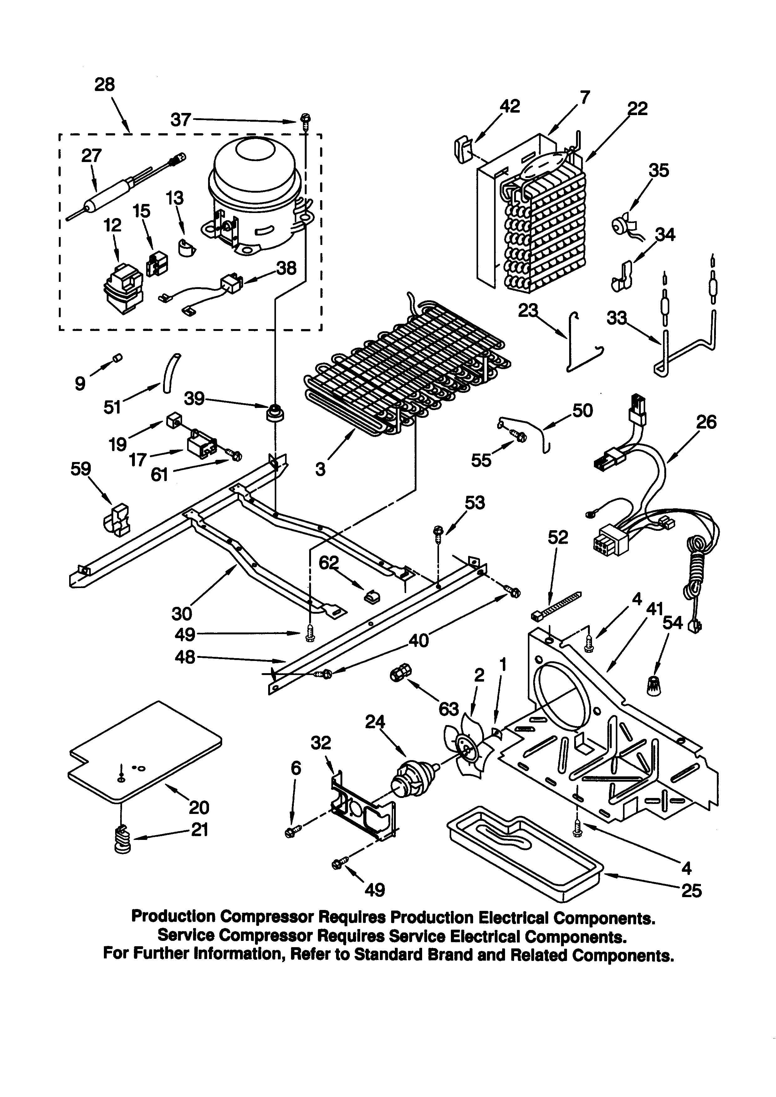 Kenmore 10658782890 unit diagram