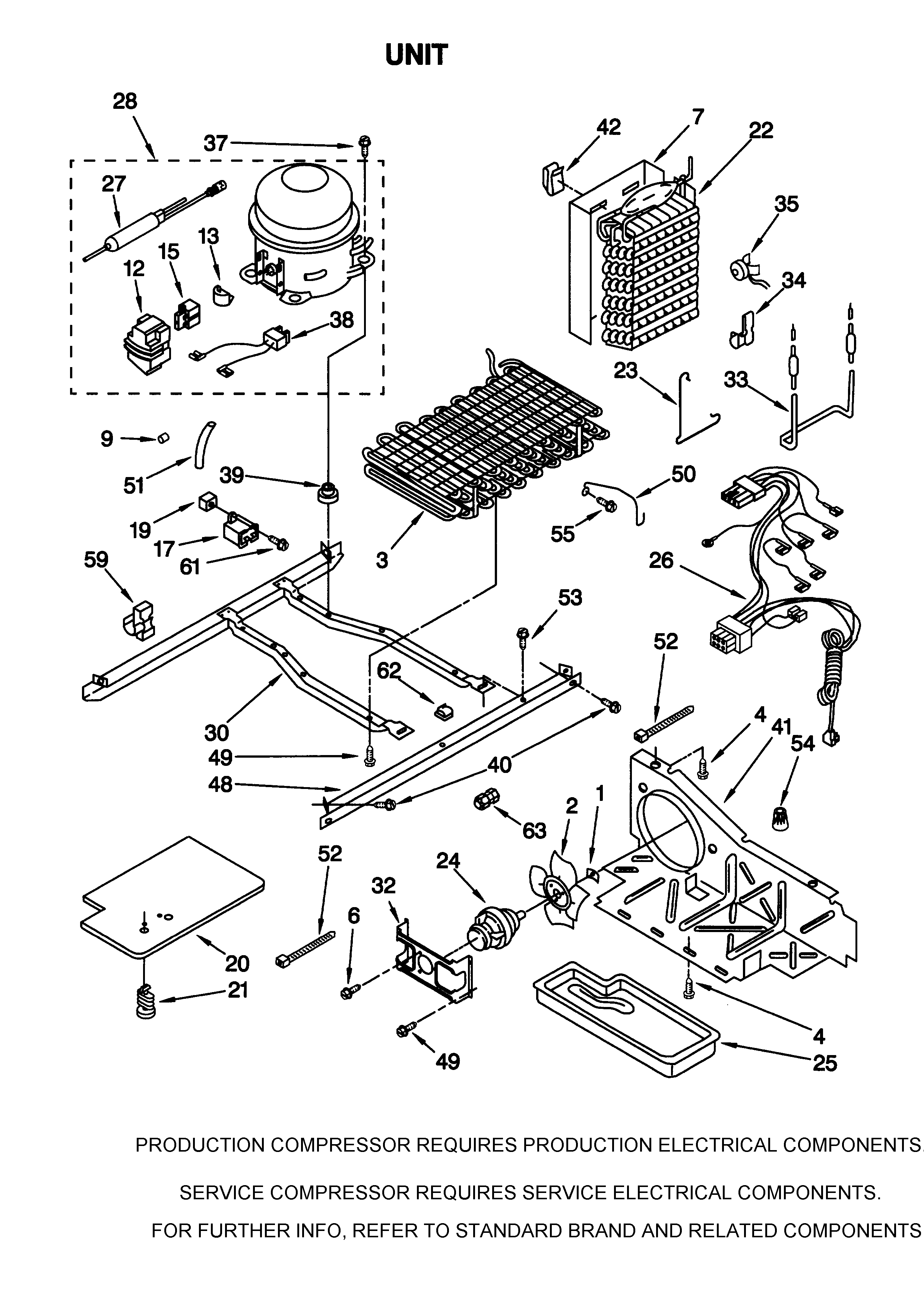 Kenmore 10658582890 unit diagram