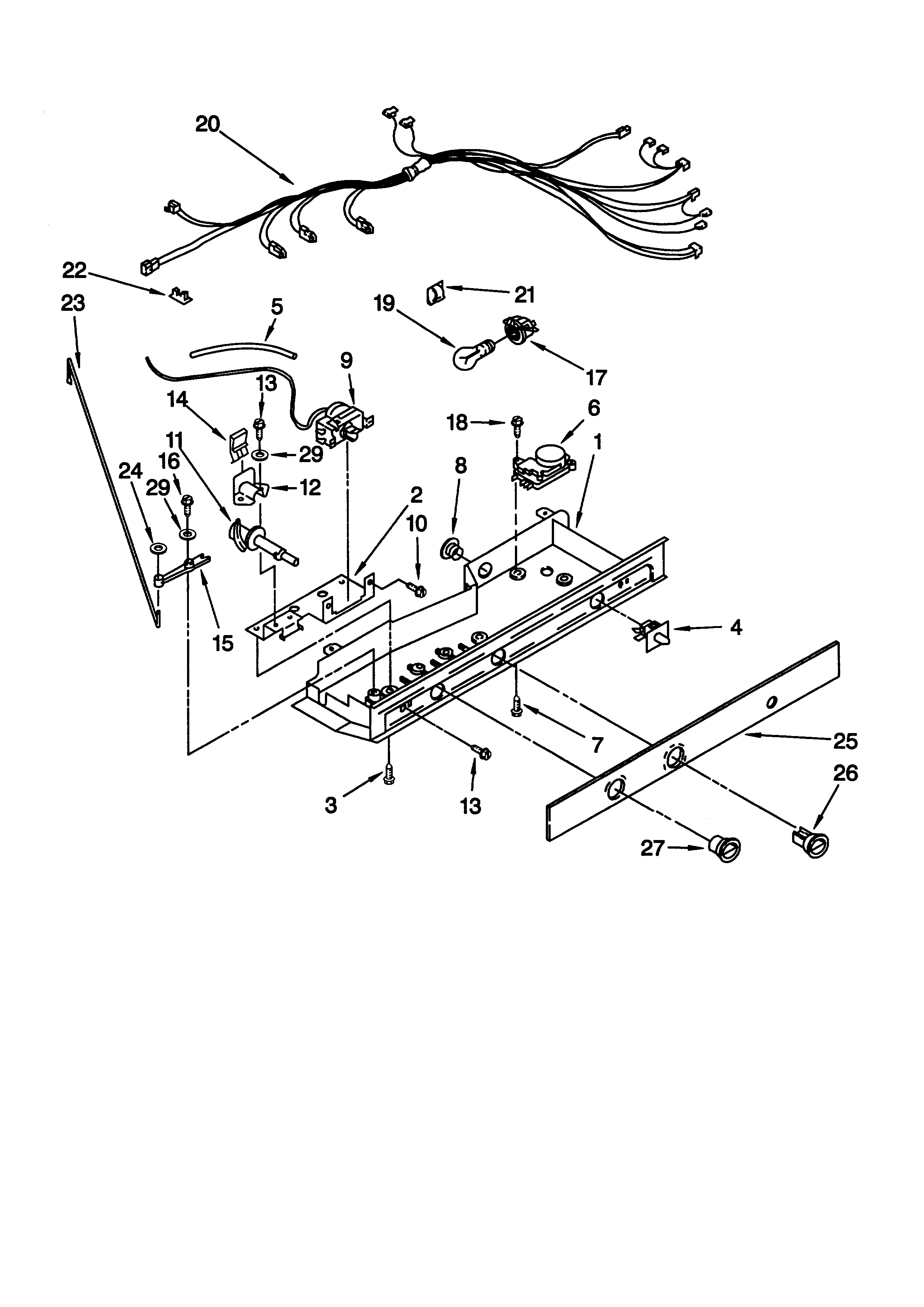 Whirlpool ED22RFXFW00 control diagram