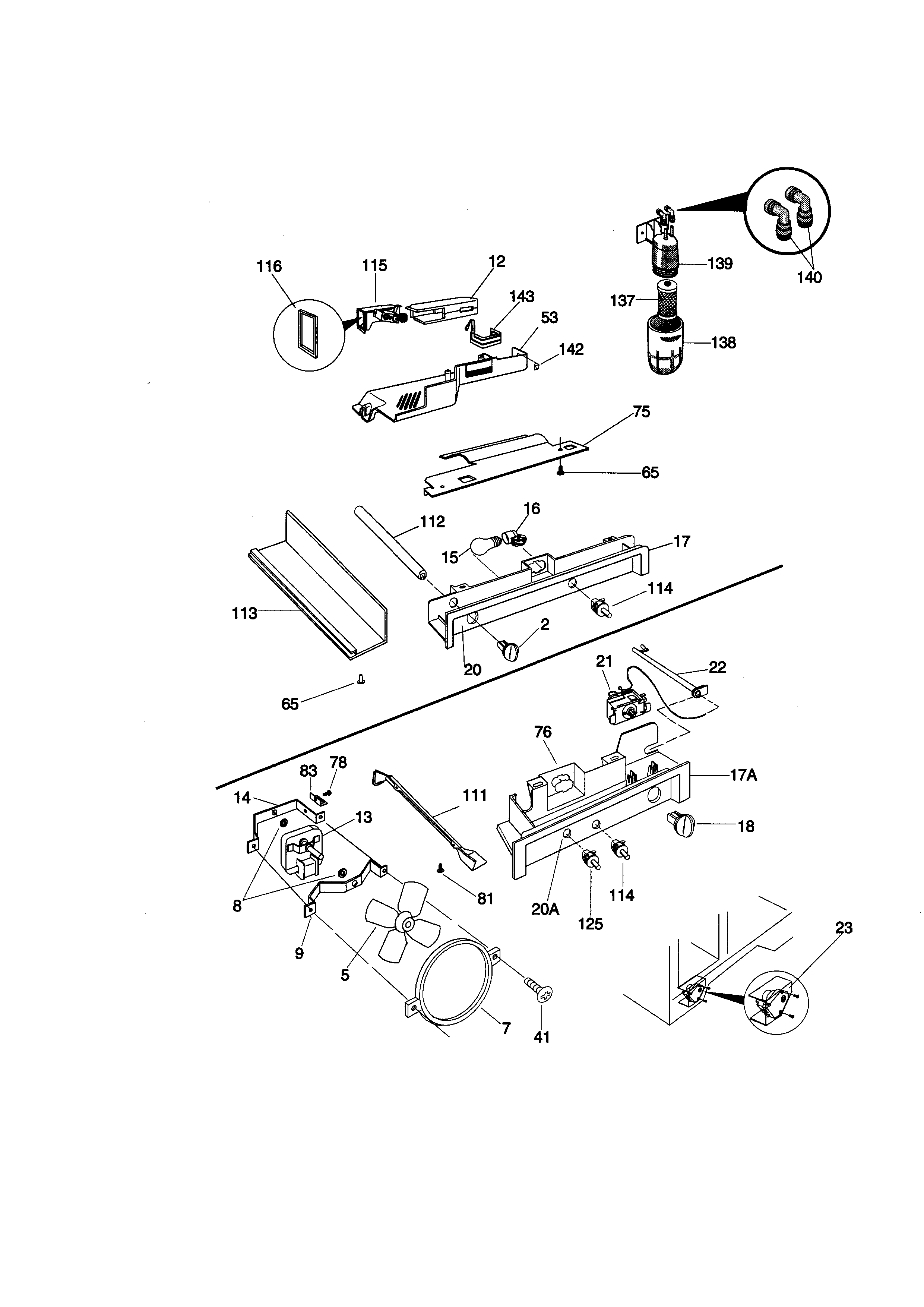 Kenmore 25358087892 controls diagram