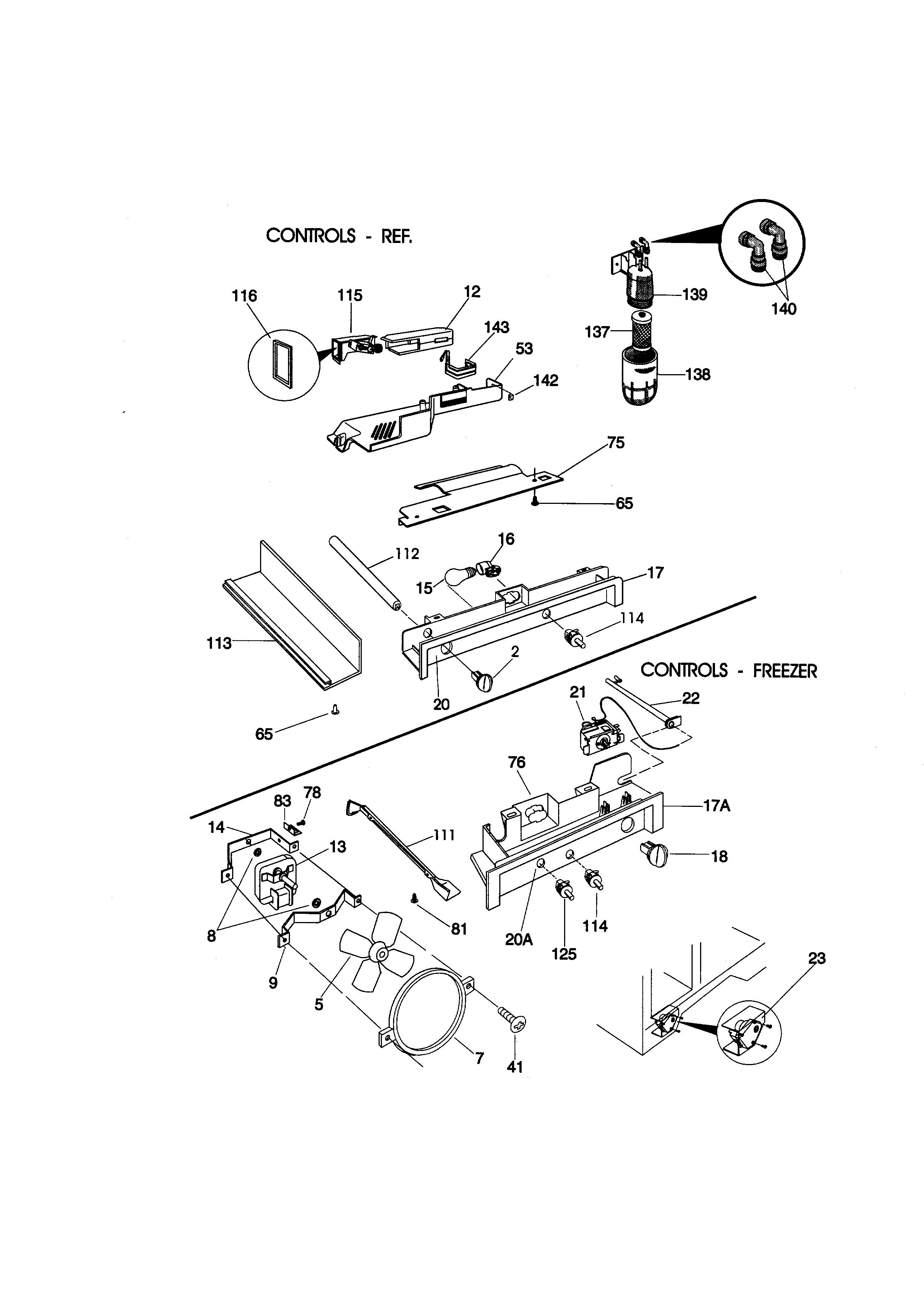 Kenmore 25358689893 controls diagram