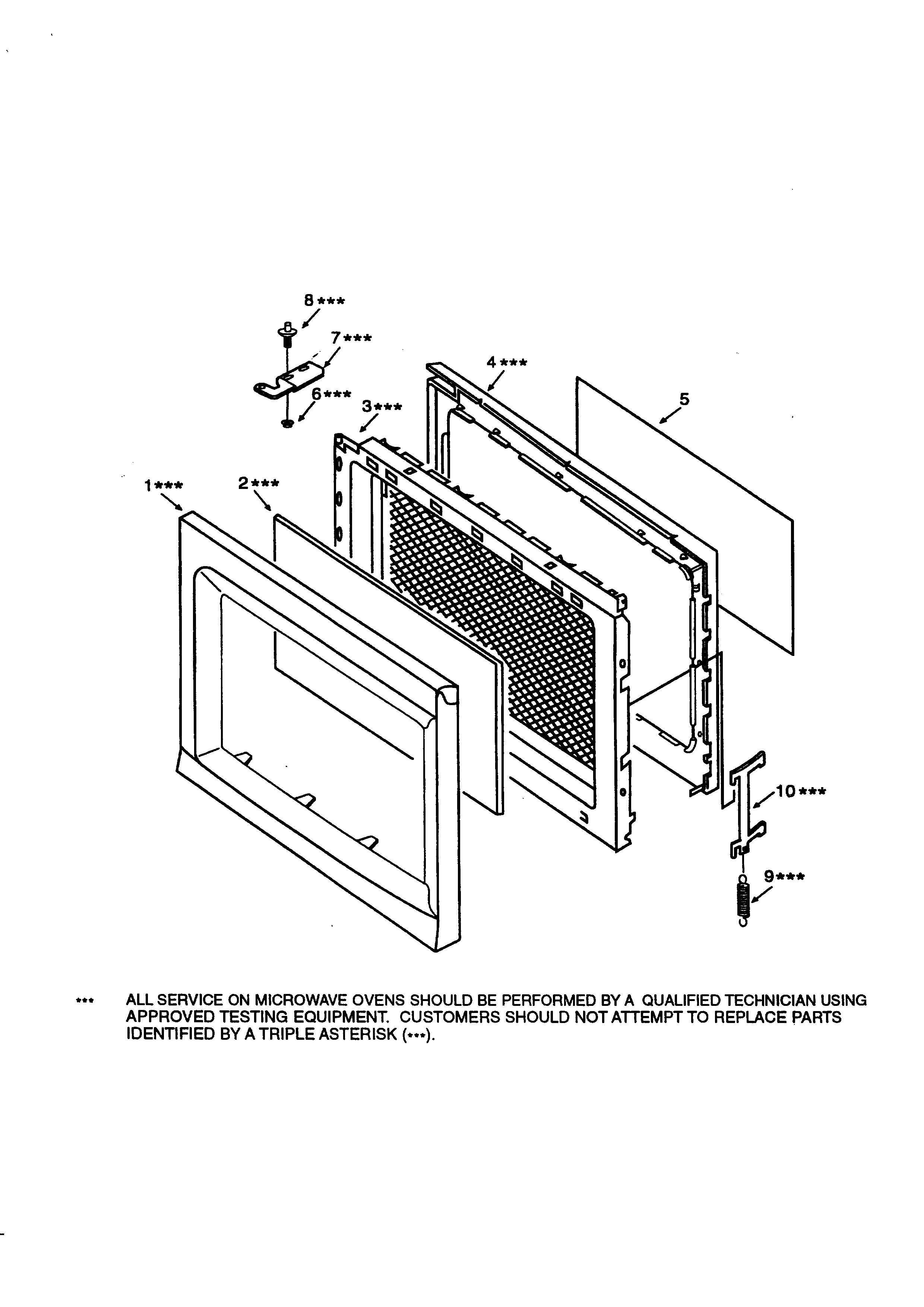 Kenmore 56569280890 door diagram