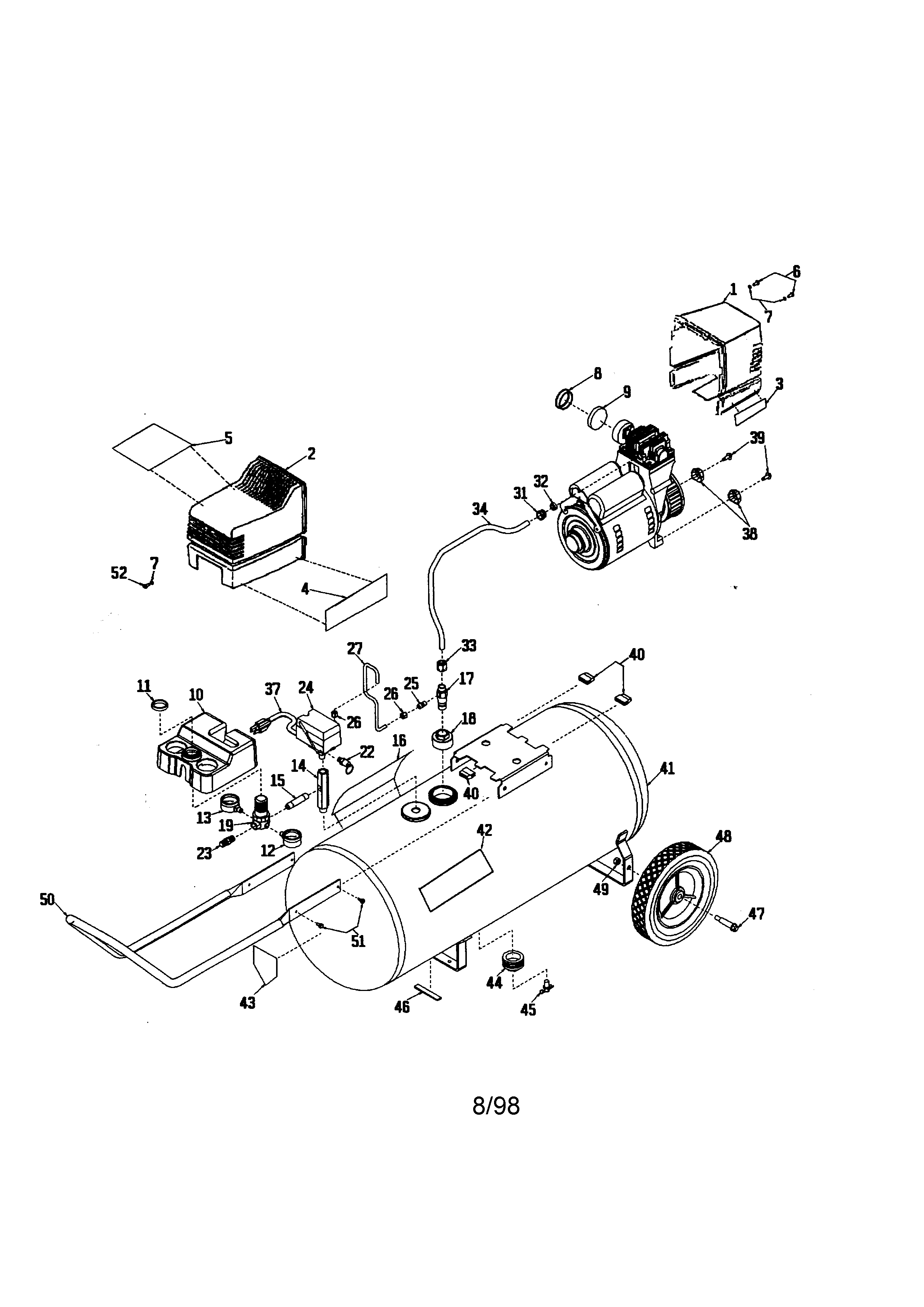 Craftsman 919165310 air compressor diagram