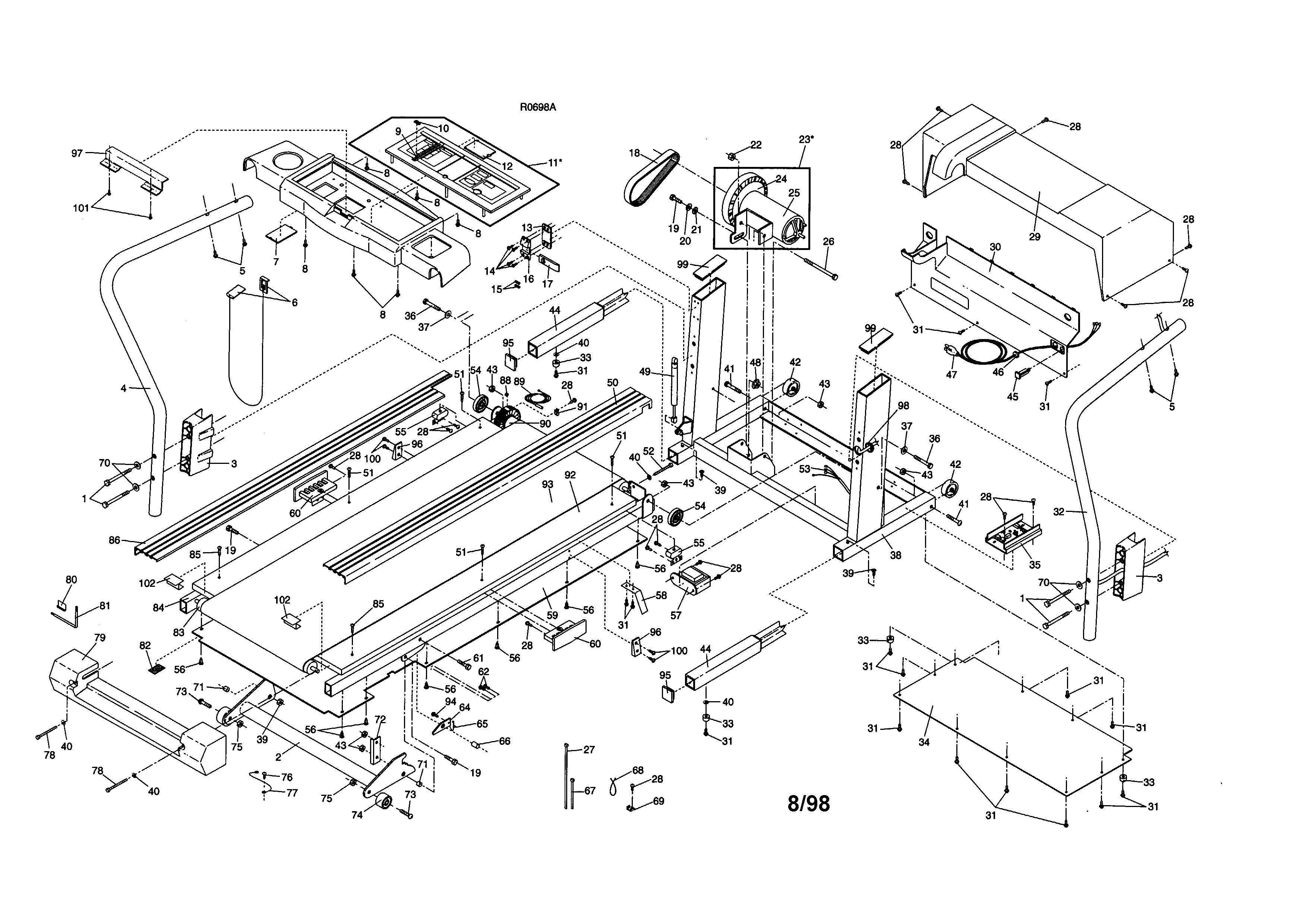 Weslo WLTL27080 wltl27080 diagram