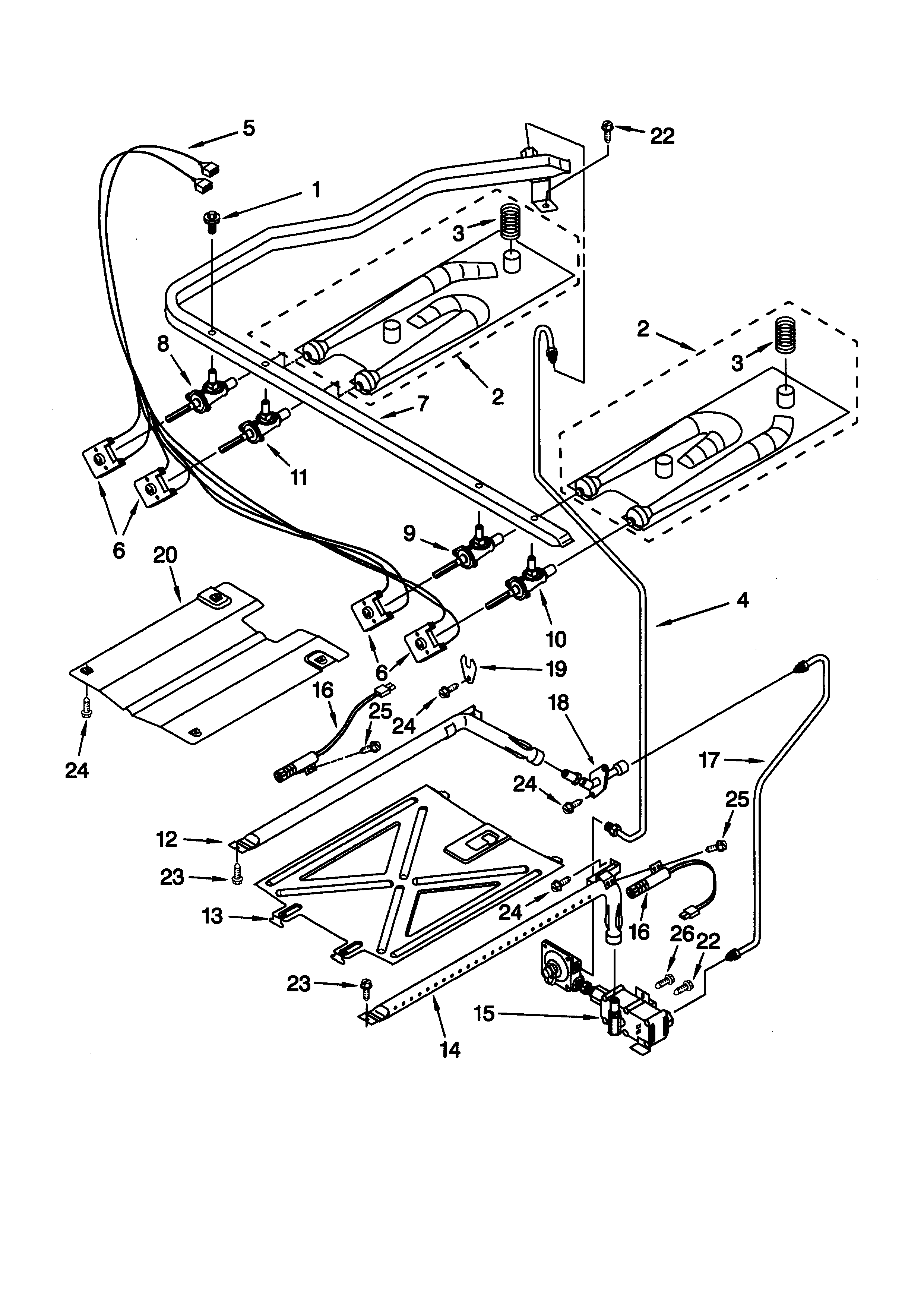 Kenmore 66575775891 manifold diagram