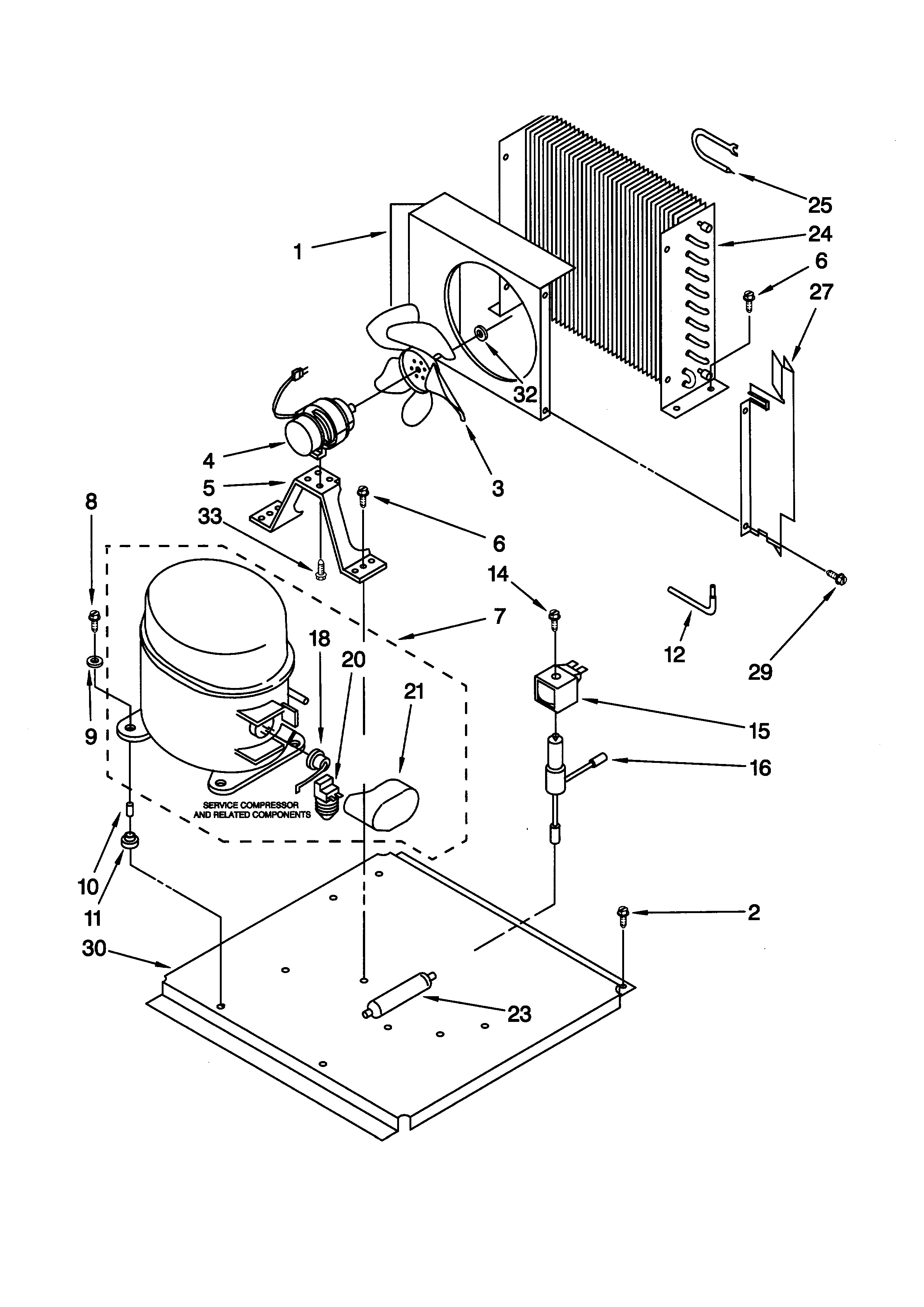 Kenmore 10686485691 unit diagram