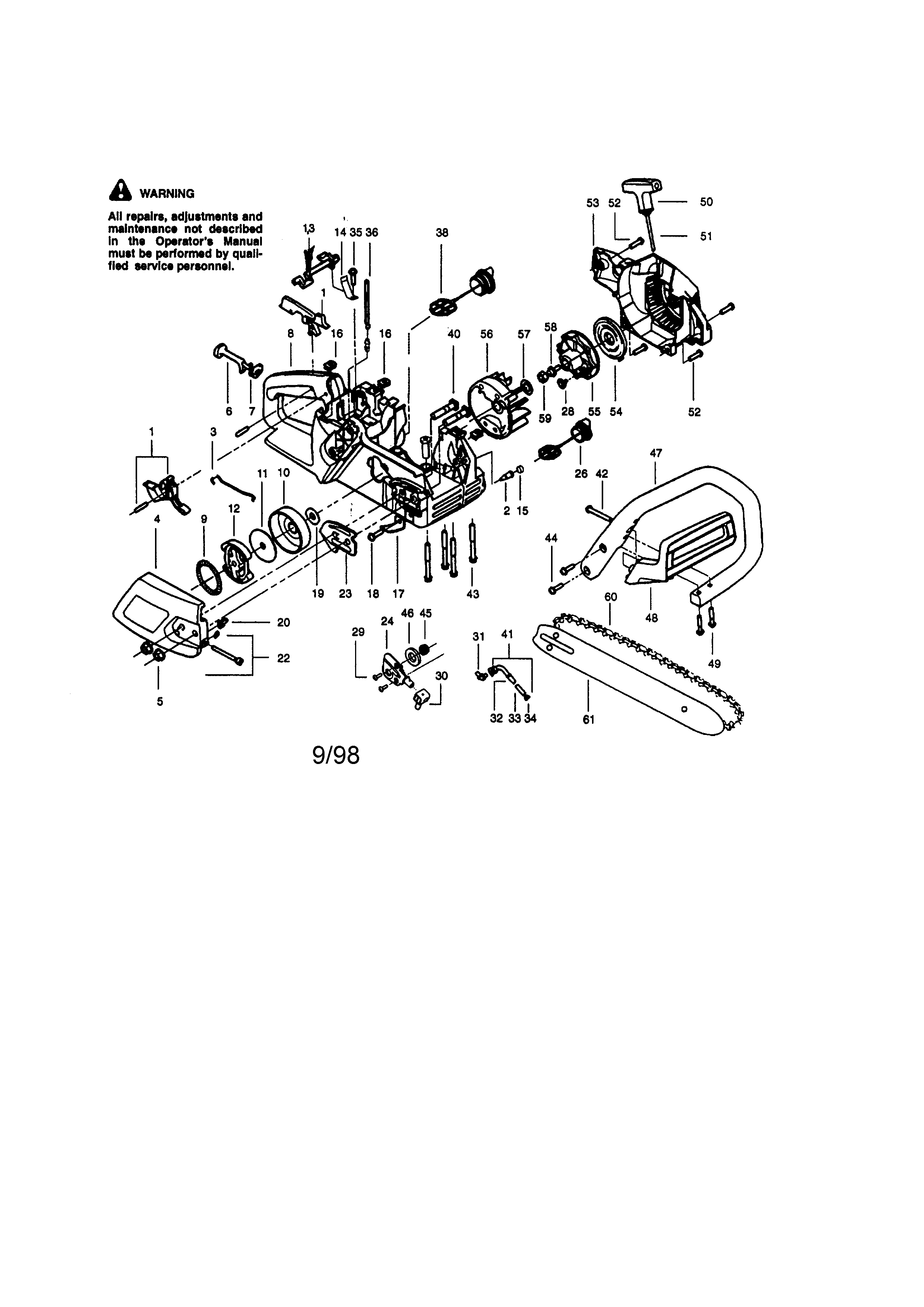Craftsman 358350060 sears model 358.350060 diagram