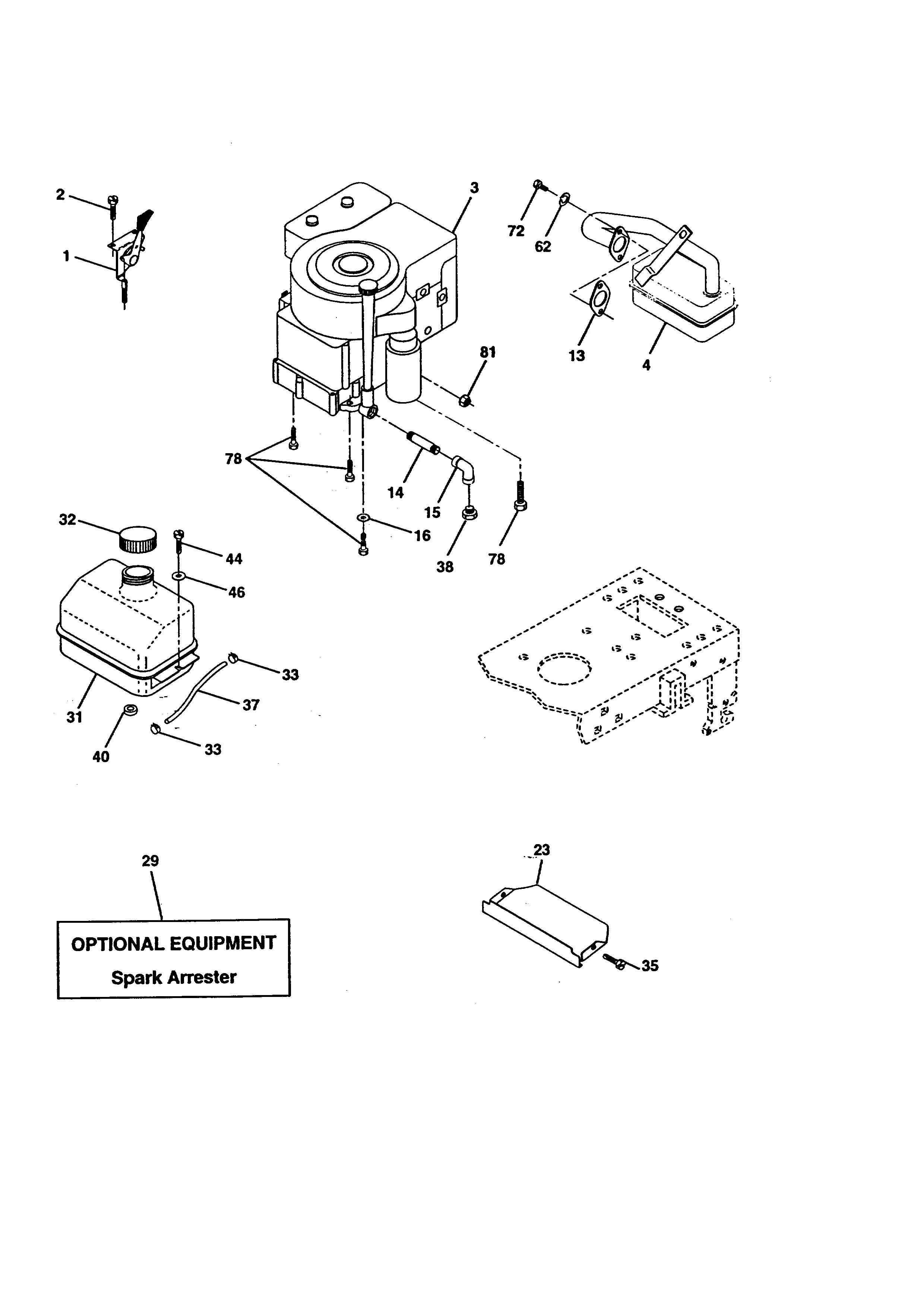 Craftsman 917270623 engine diagram