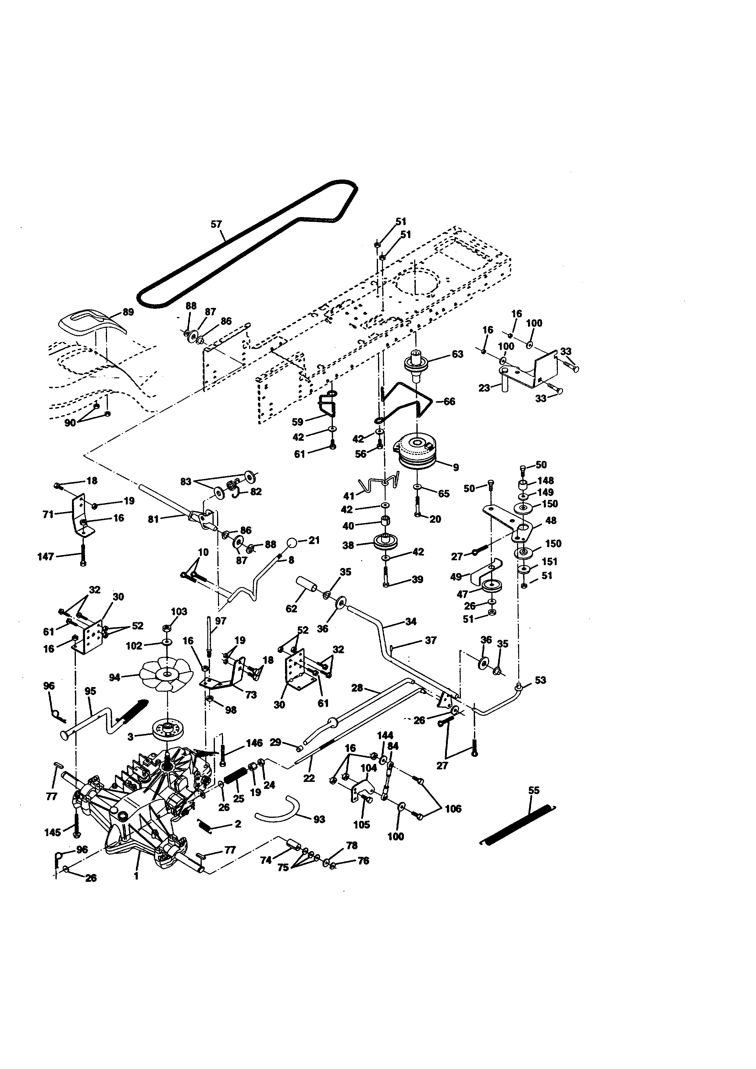 Craftsman 917272121 ground drive diagram