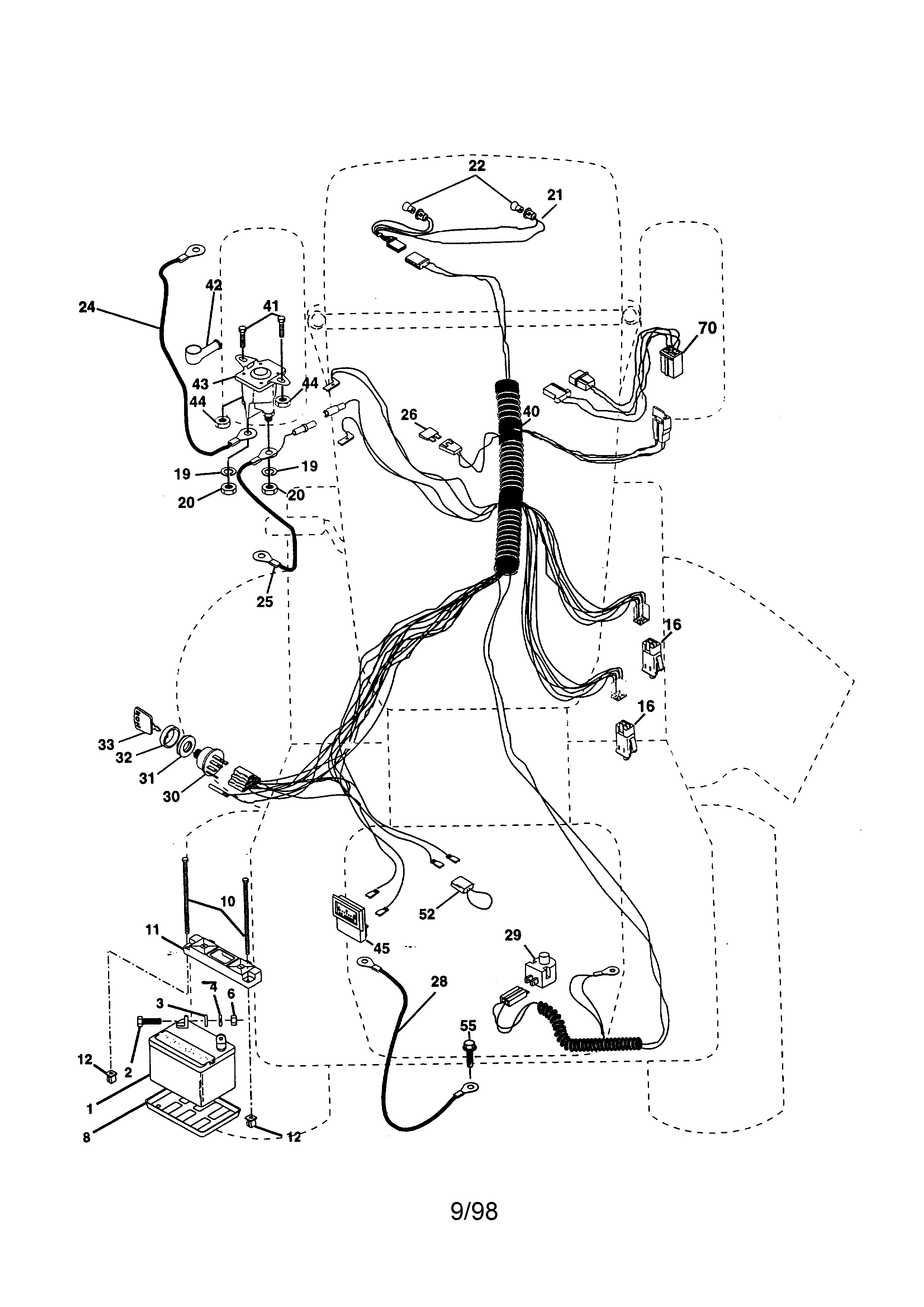 Western Auto AYP9187B89 electrical diagram