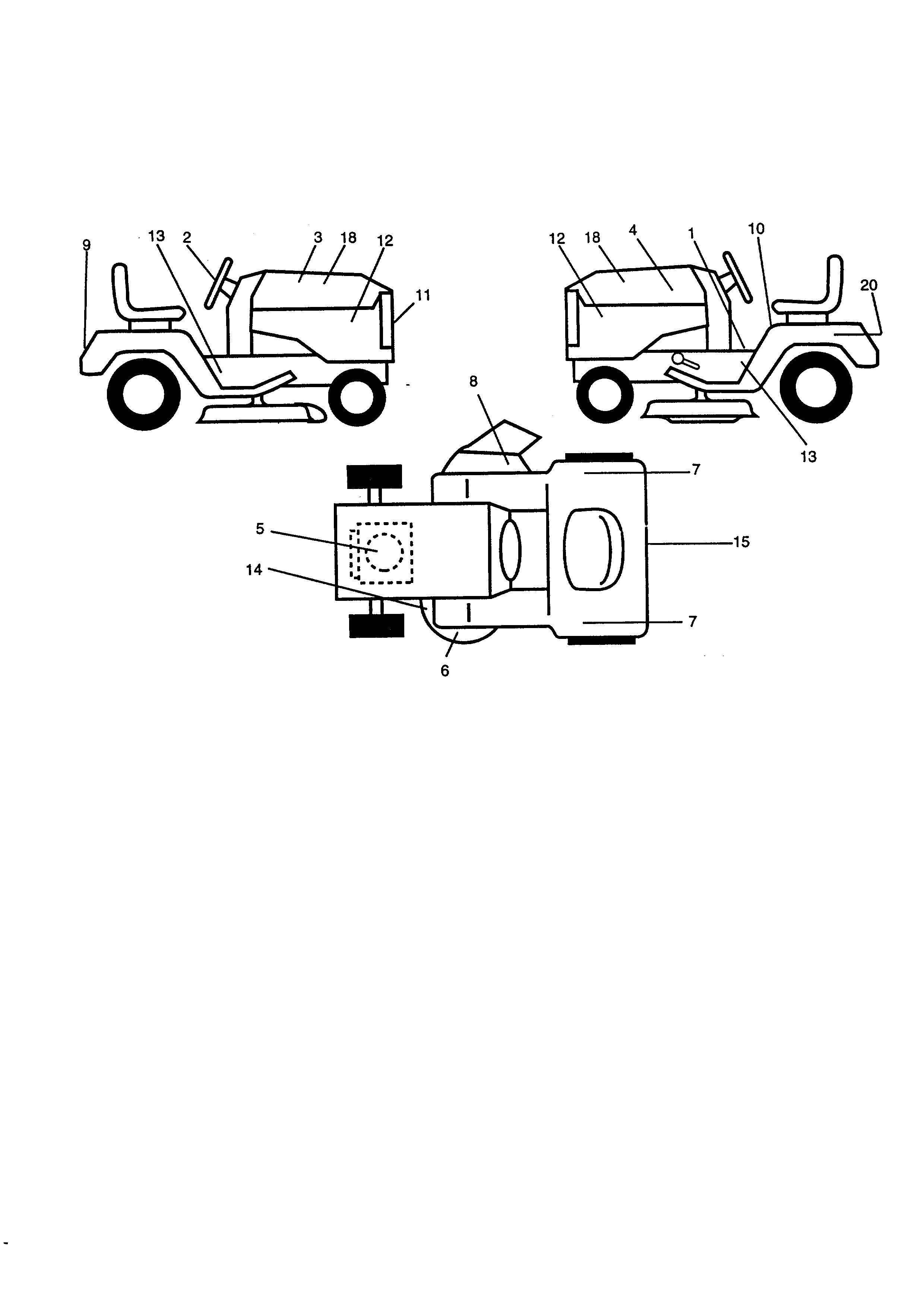 Western Auto AYP9187B89 decals diagram