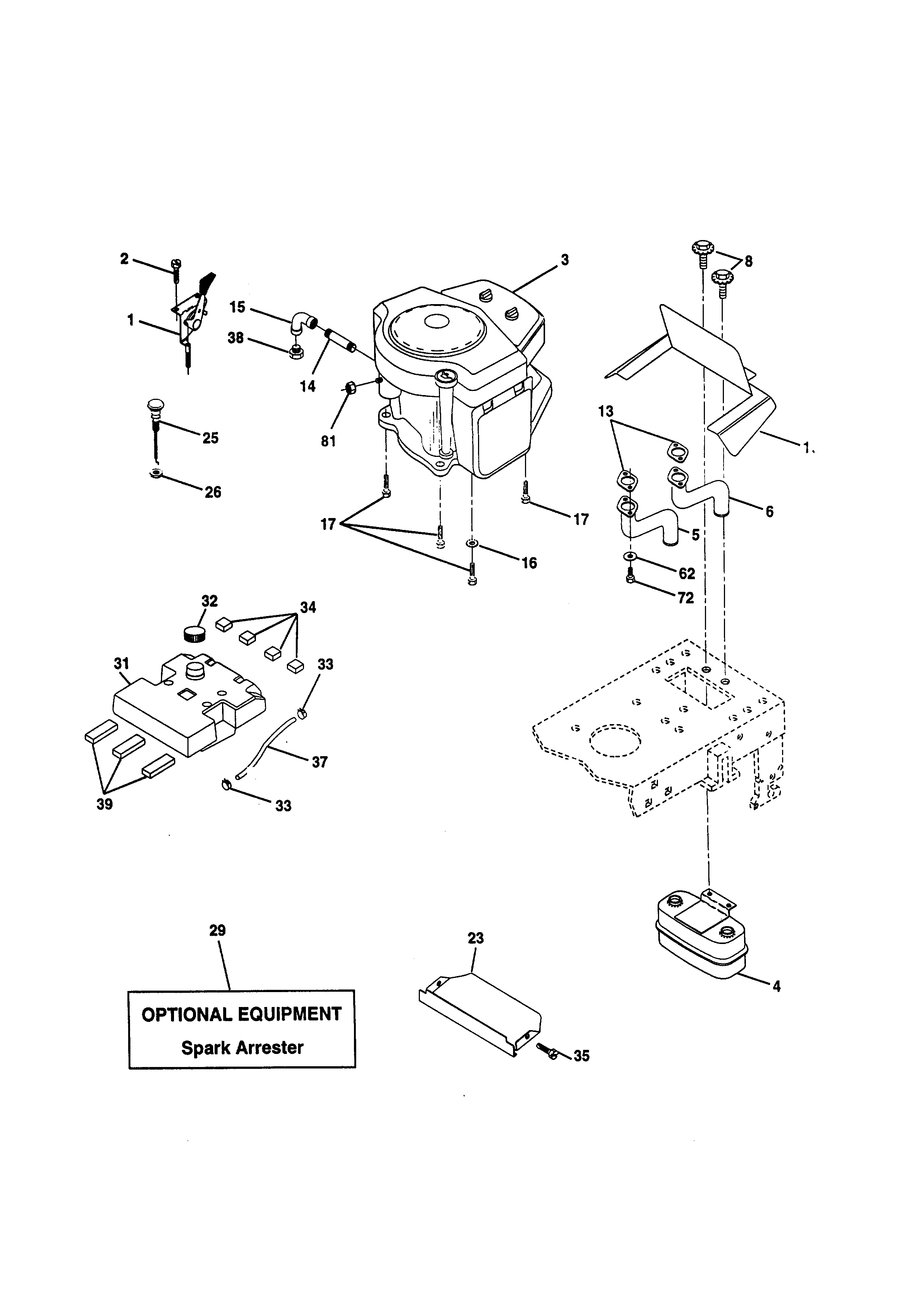 Western Auto AYP9187B89 engine diagram