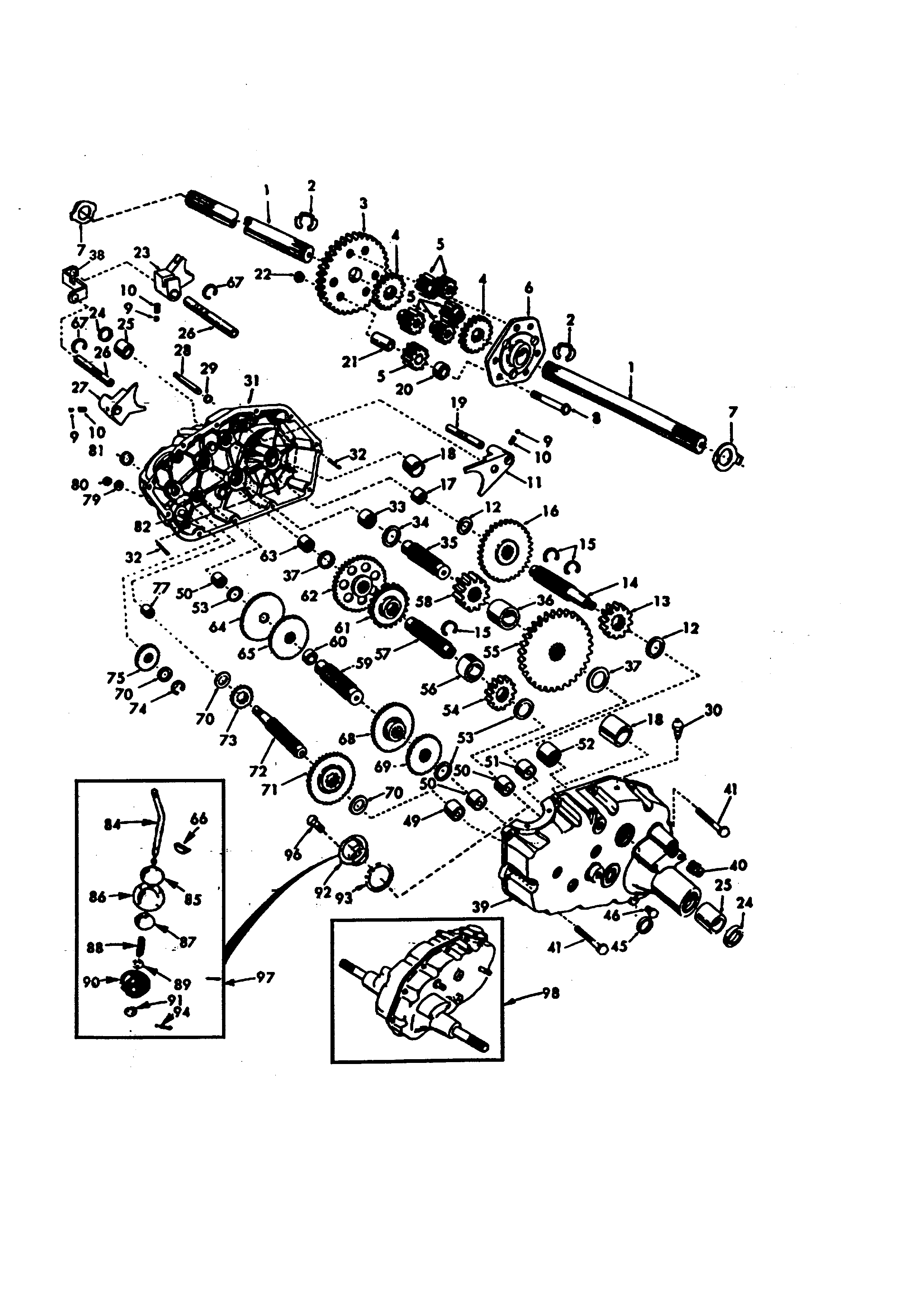 Craftsman 917273030 transaxle diagram