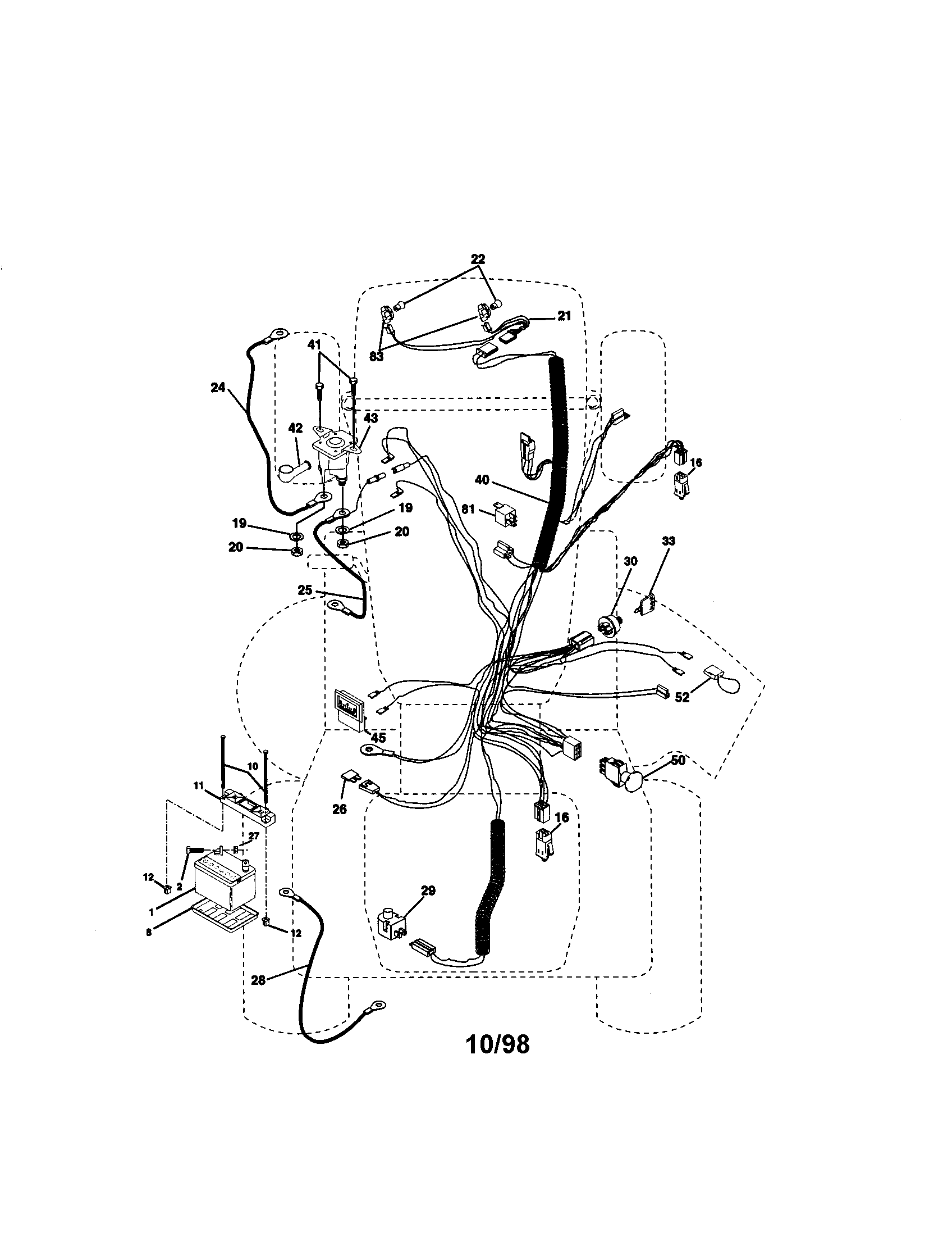 Craftsman 917273121 electrical diagram