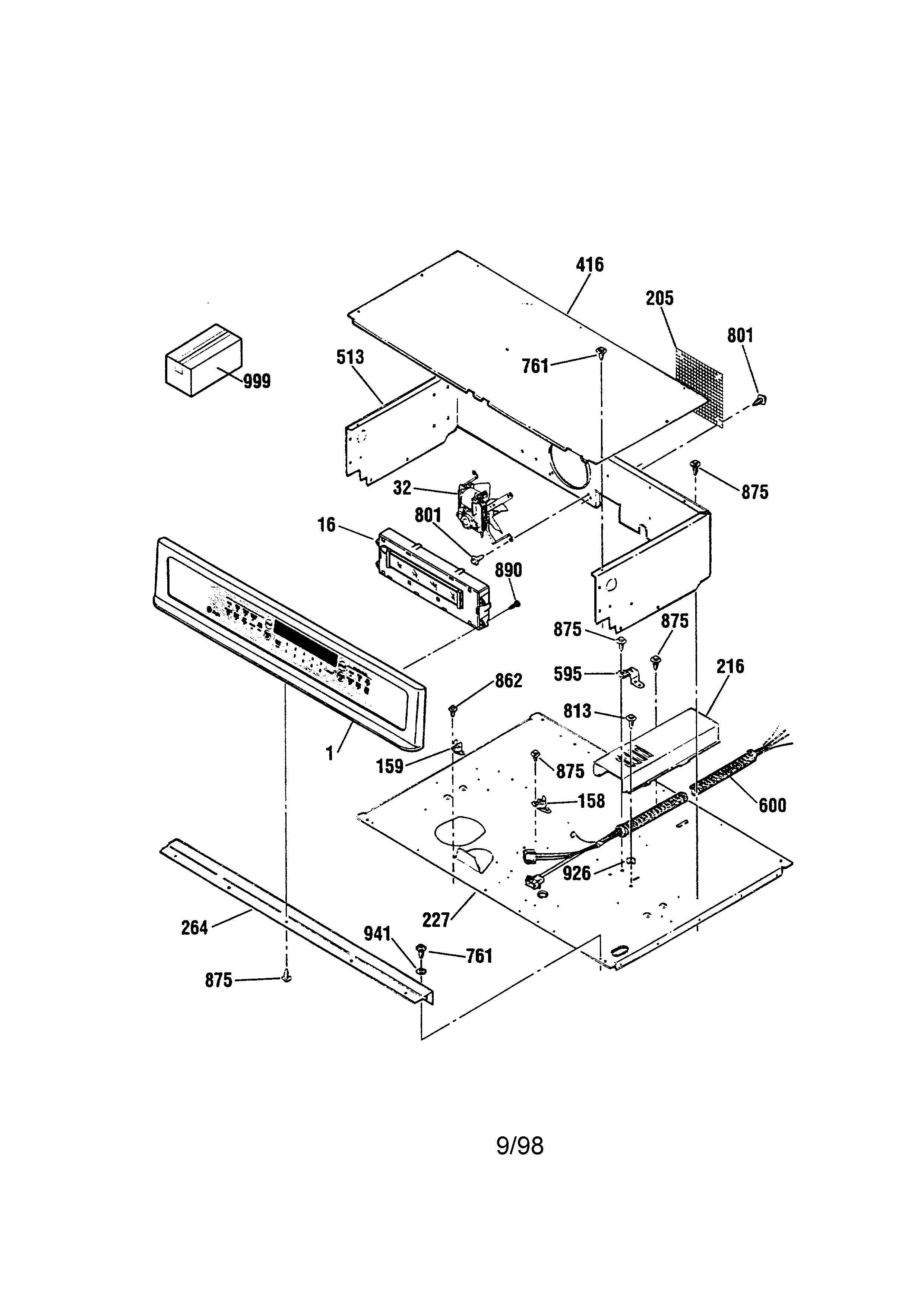 Kenmore 91141885890 control diagram