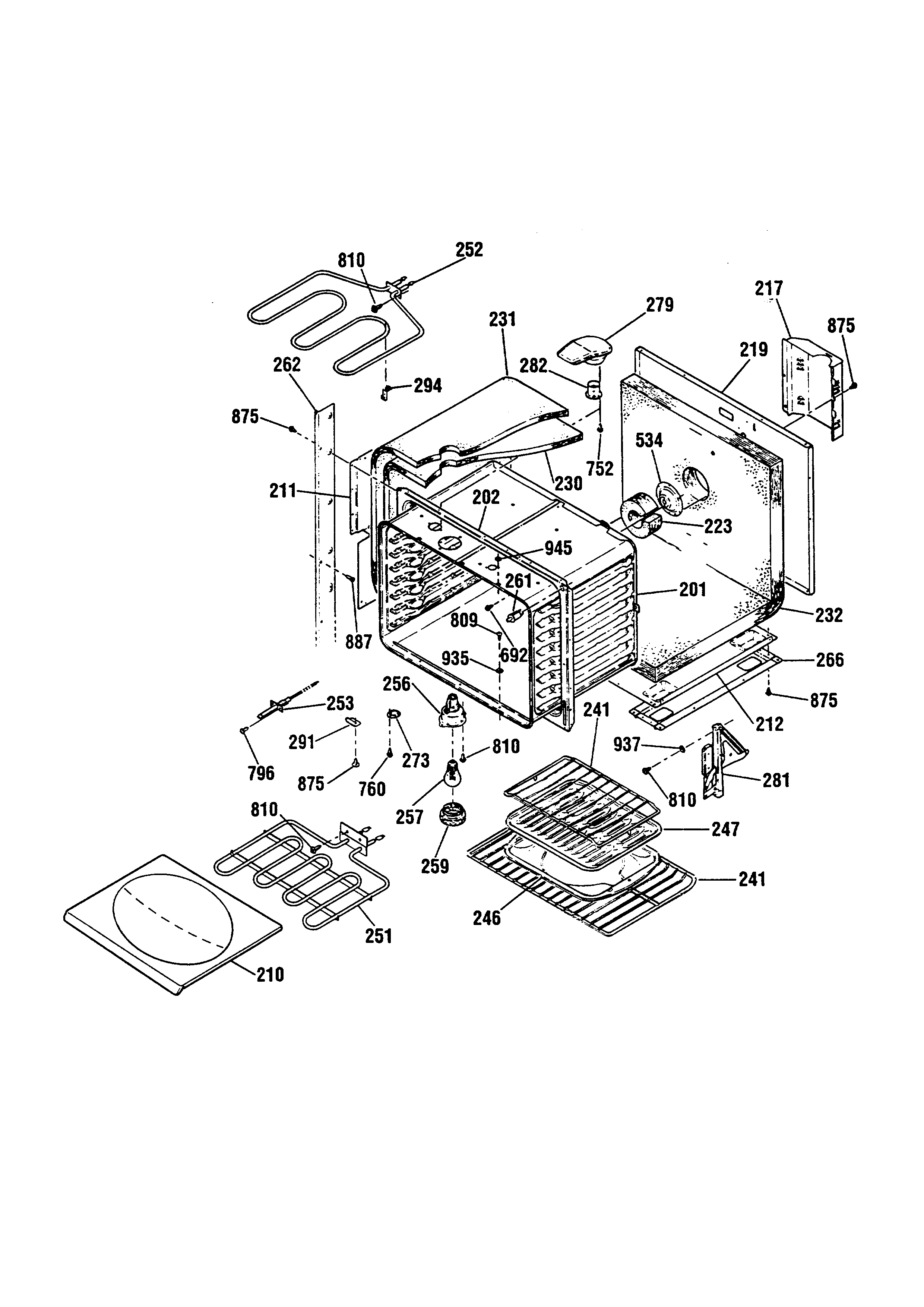 Kenmore 91141885890 upper body diagram