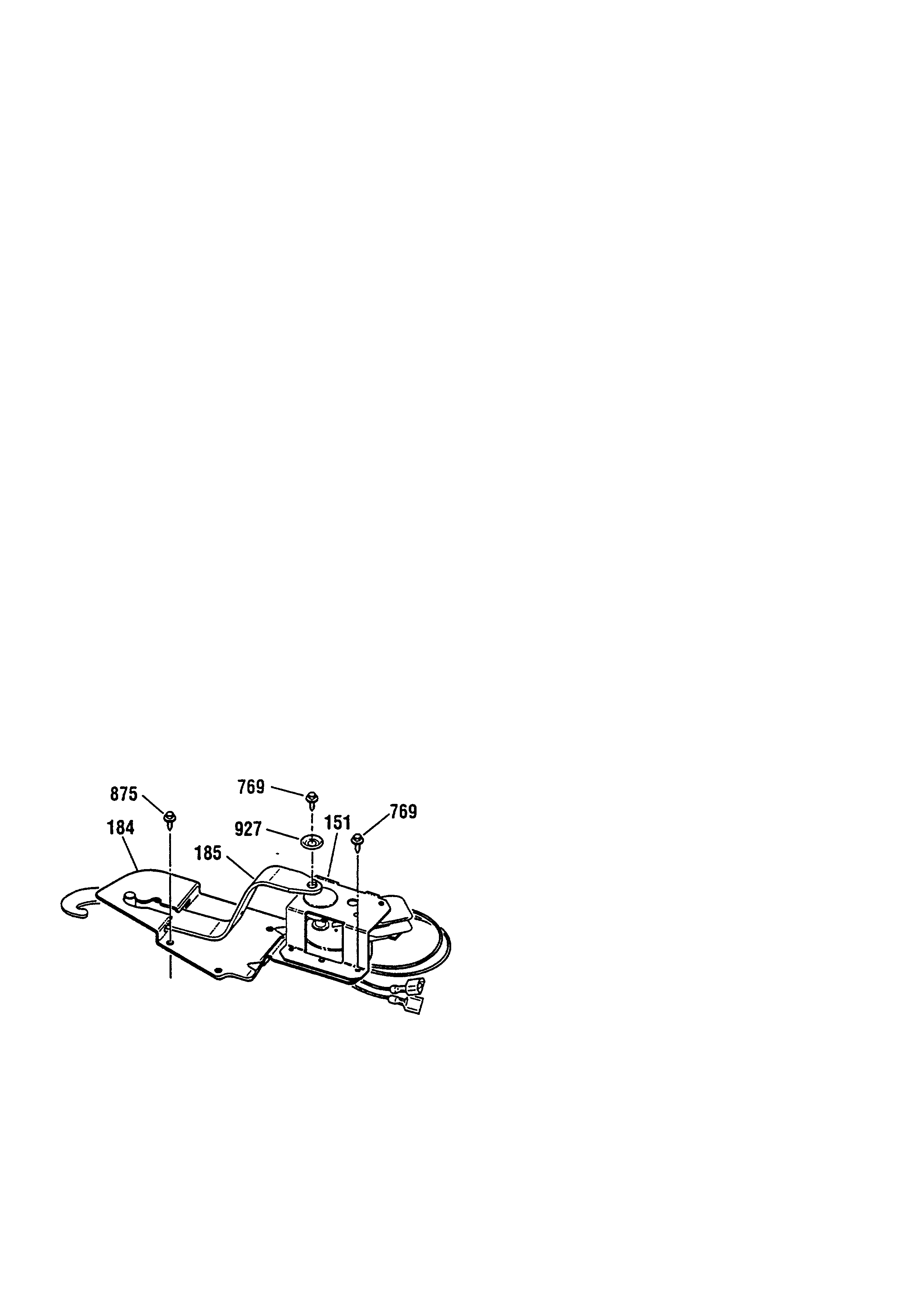 Kenmore 91141885890 door lock diagram