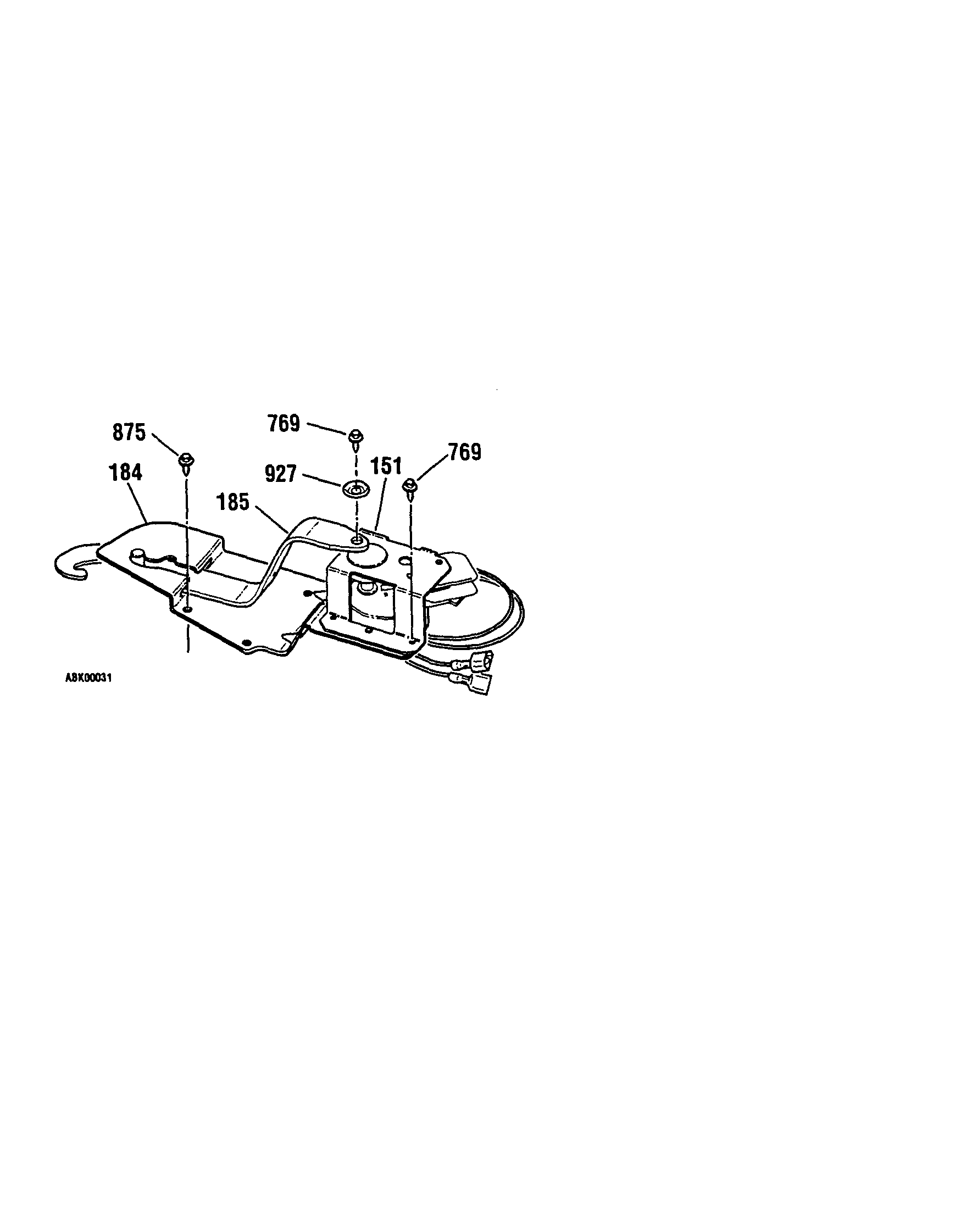 Kenmore 91141085890 door lock diagram