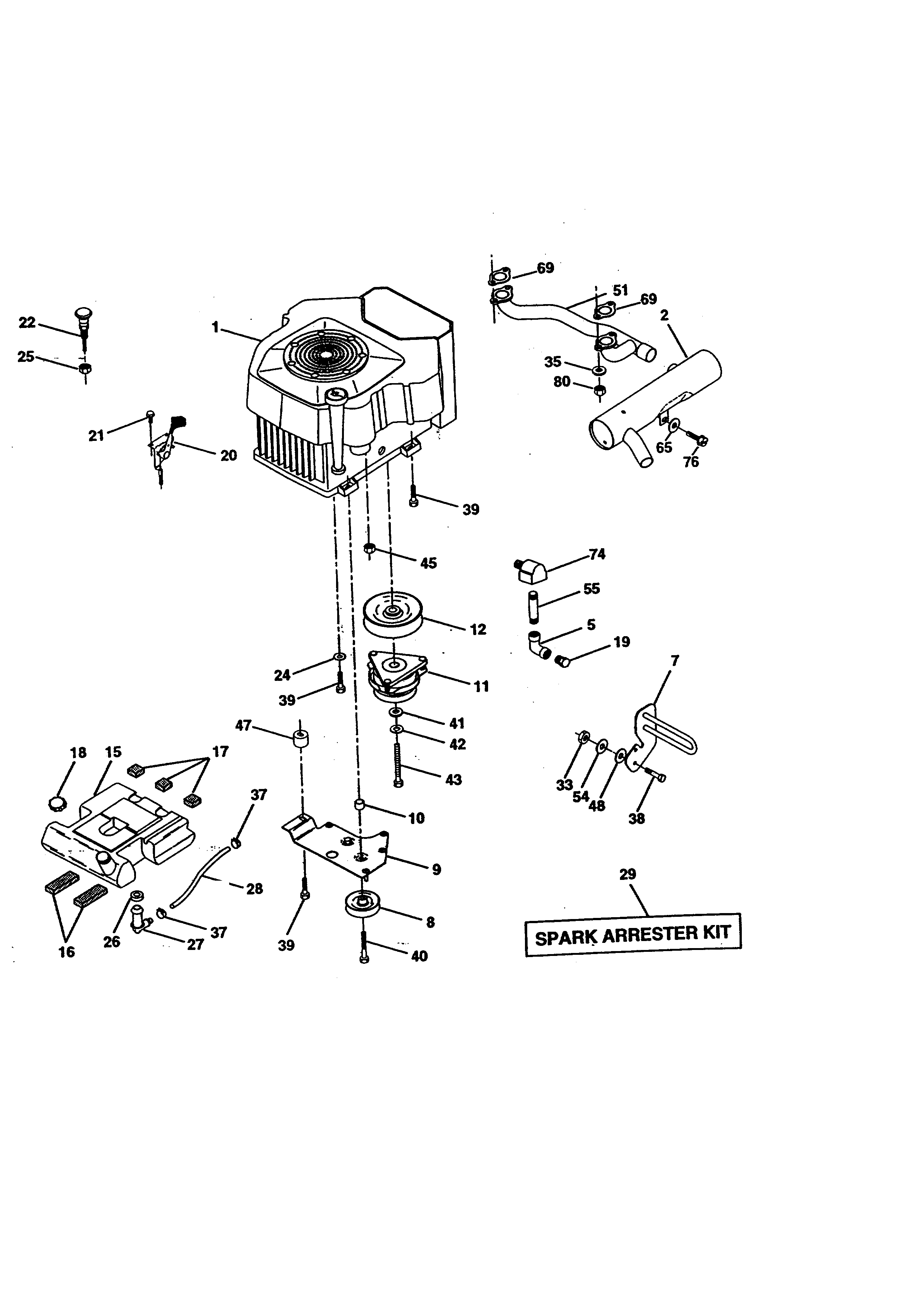 Craftsman 917273011 engine diagram