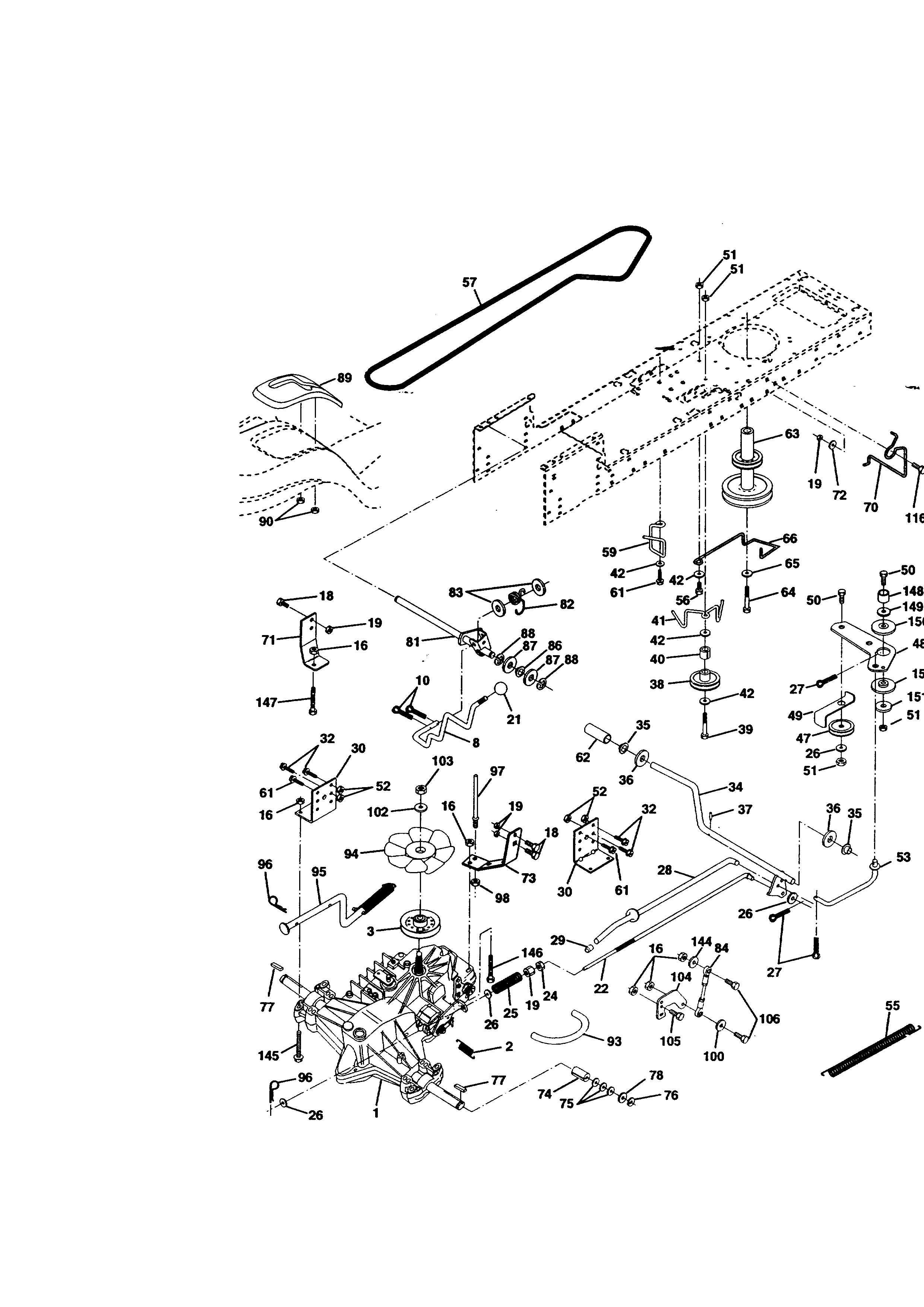 Craftsman 917271022 ground drive diagram