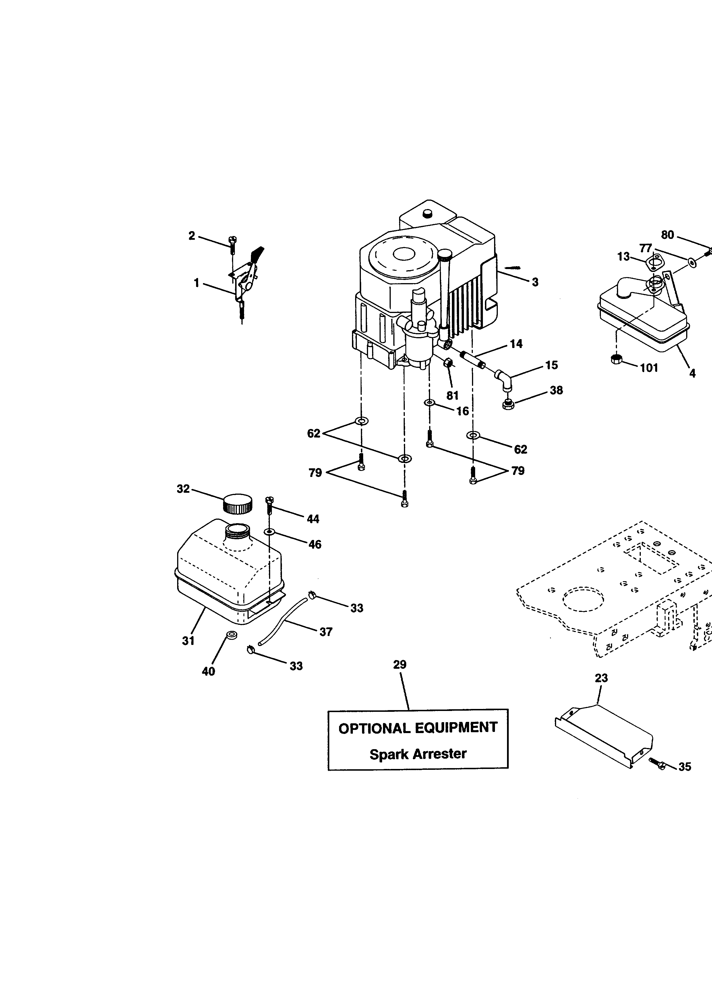 Craftsman 917271022 engine diagram
