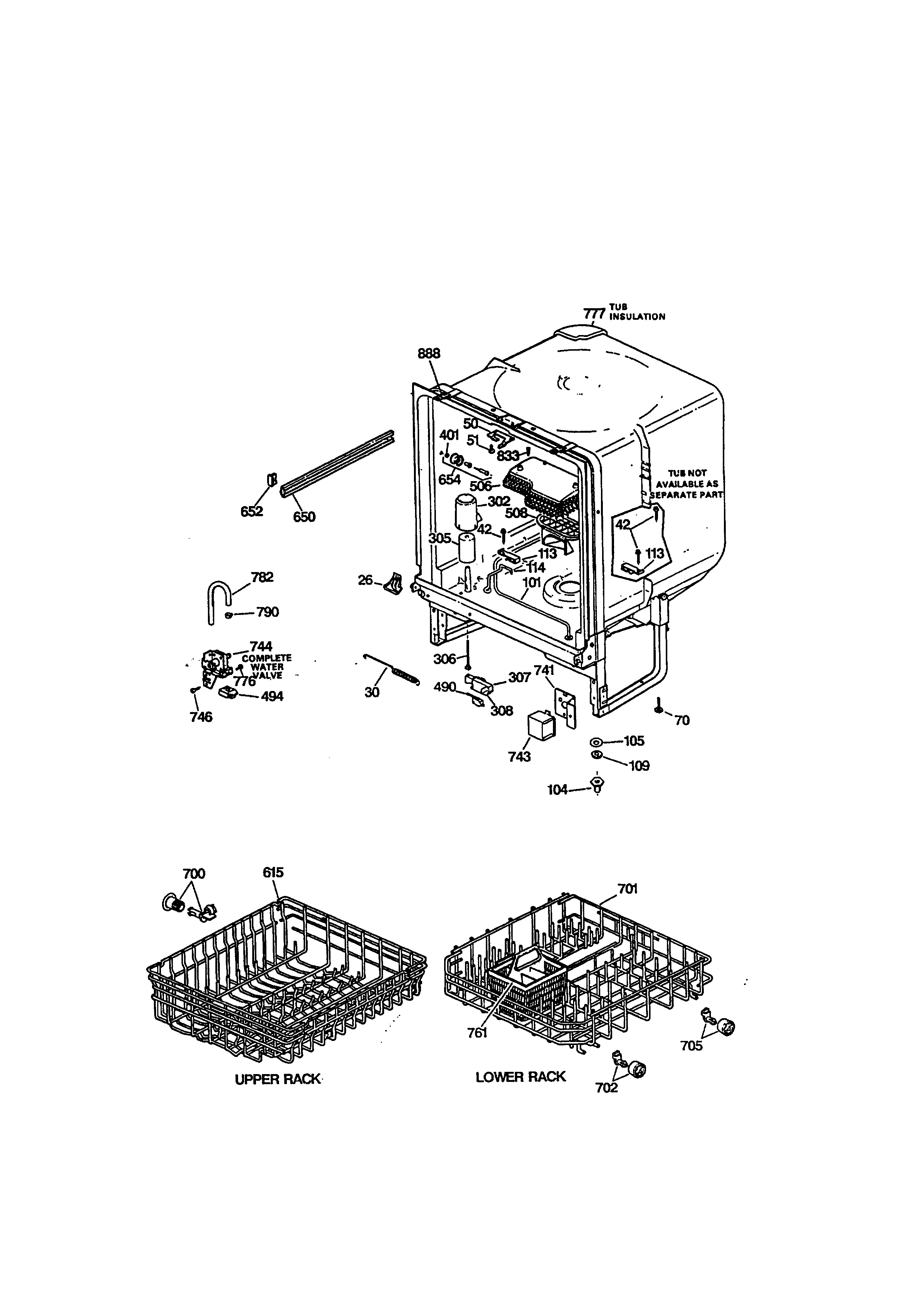 Kenmore 36314071790 body parts diagram